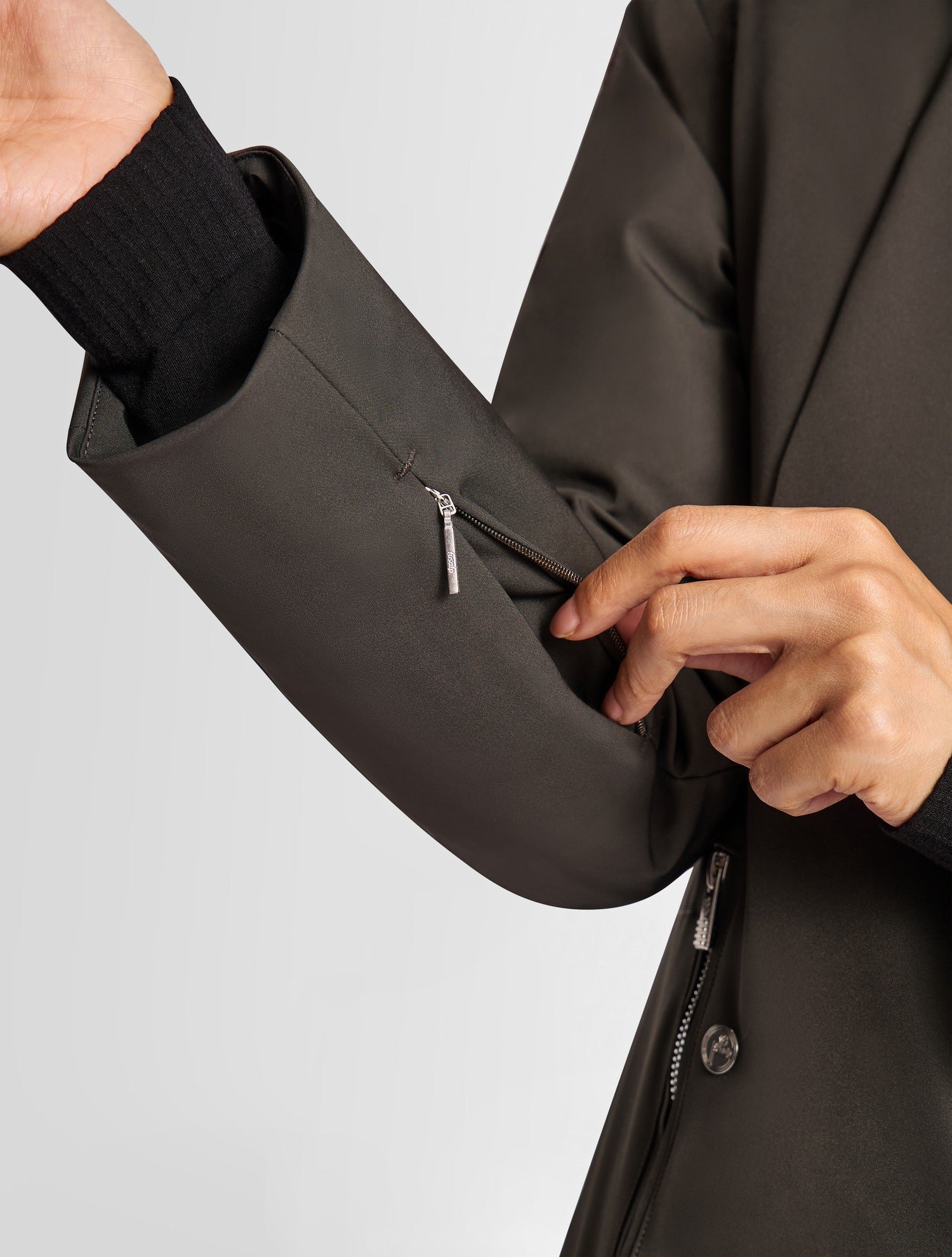 Manteau misha col montant coupe regular FUSALP Bleu