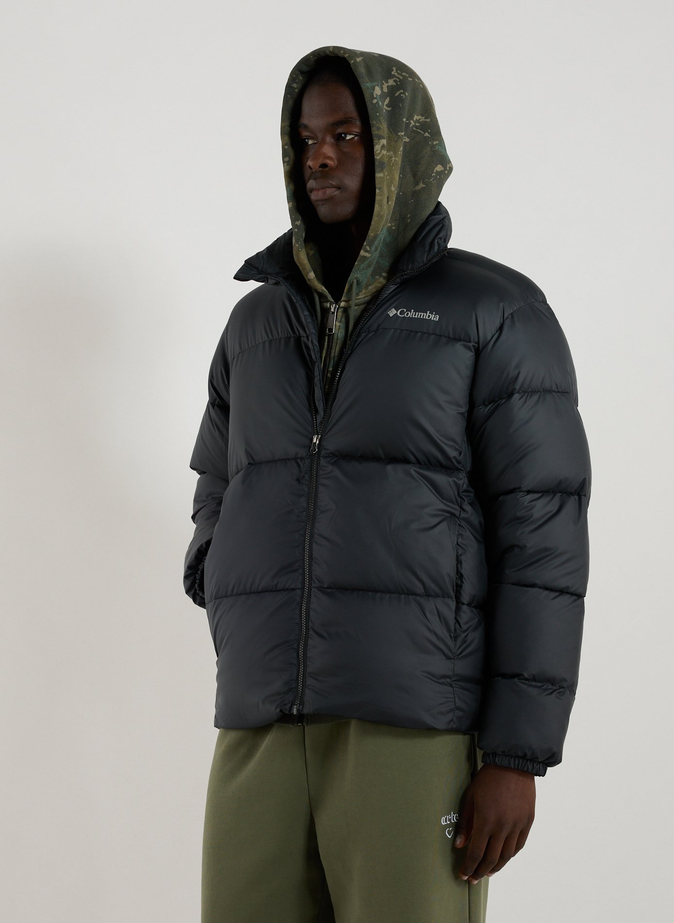 COLUMBIA Doudoune bicolore matelassé Noir