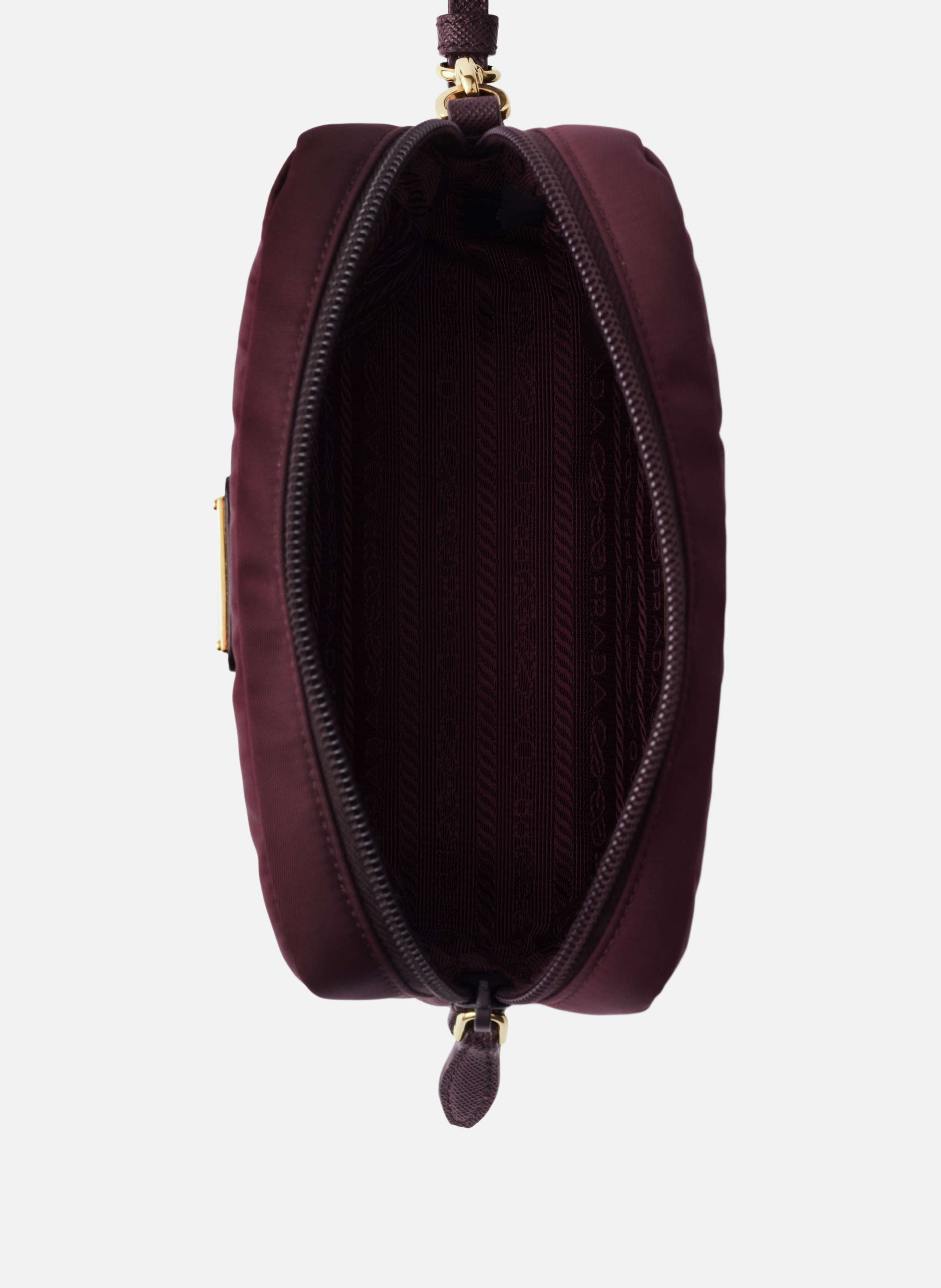 Petite pochette en re-nylon PRADA Rouge
