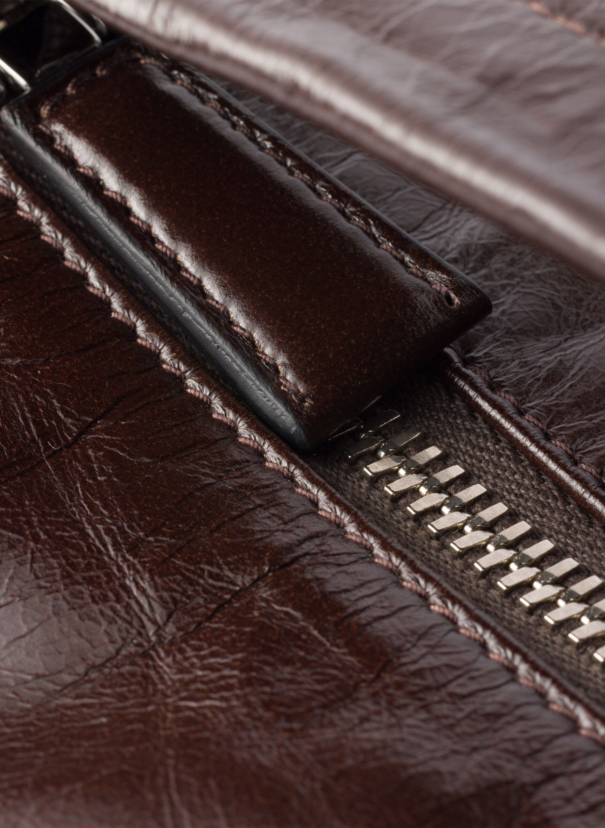 Sac à bandoulière en cuir Marron