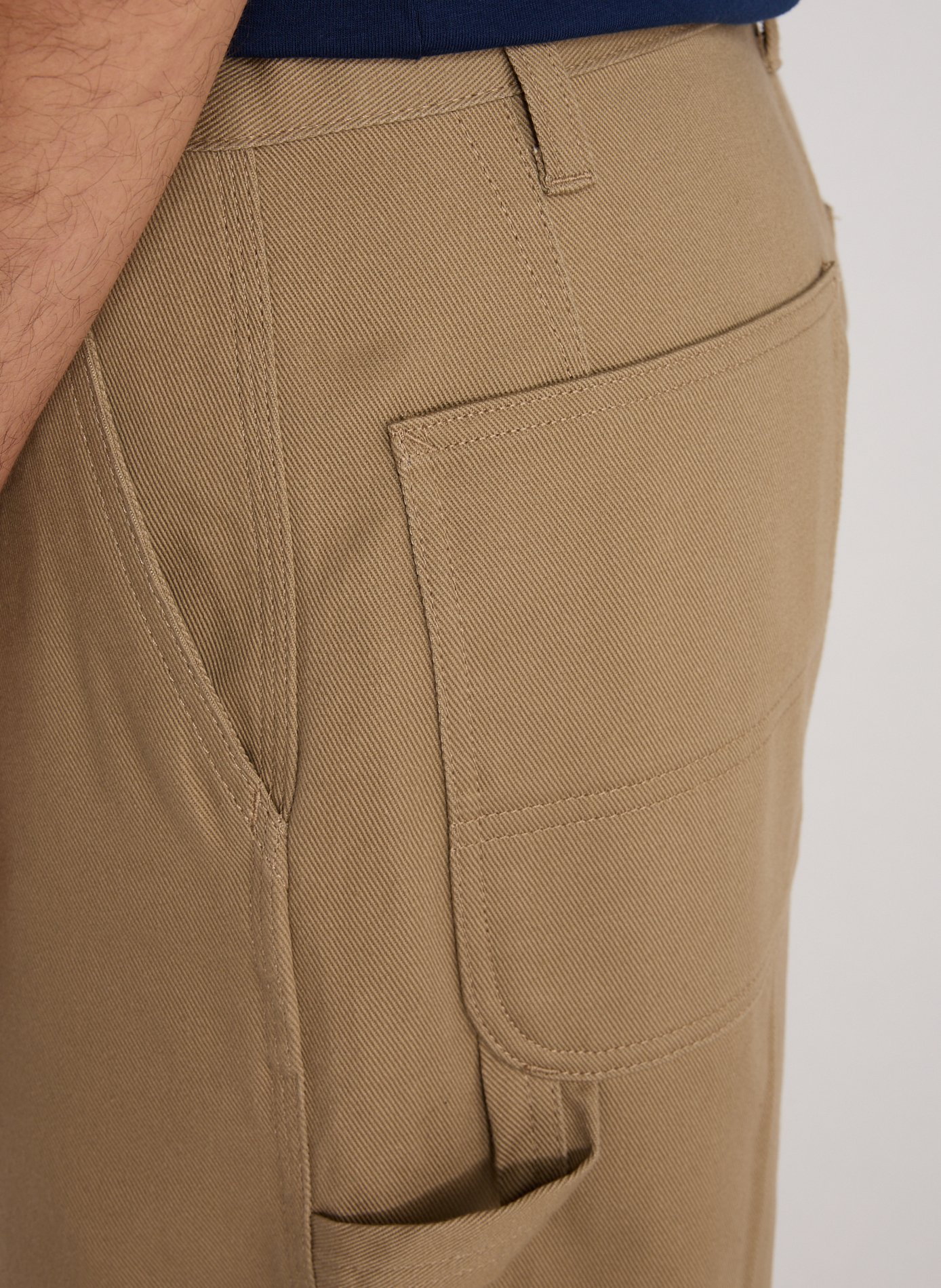 Straight cotton trousers CARHARTT WIP Beige