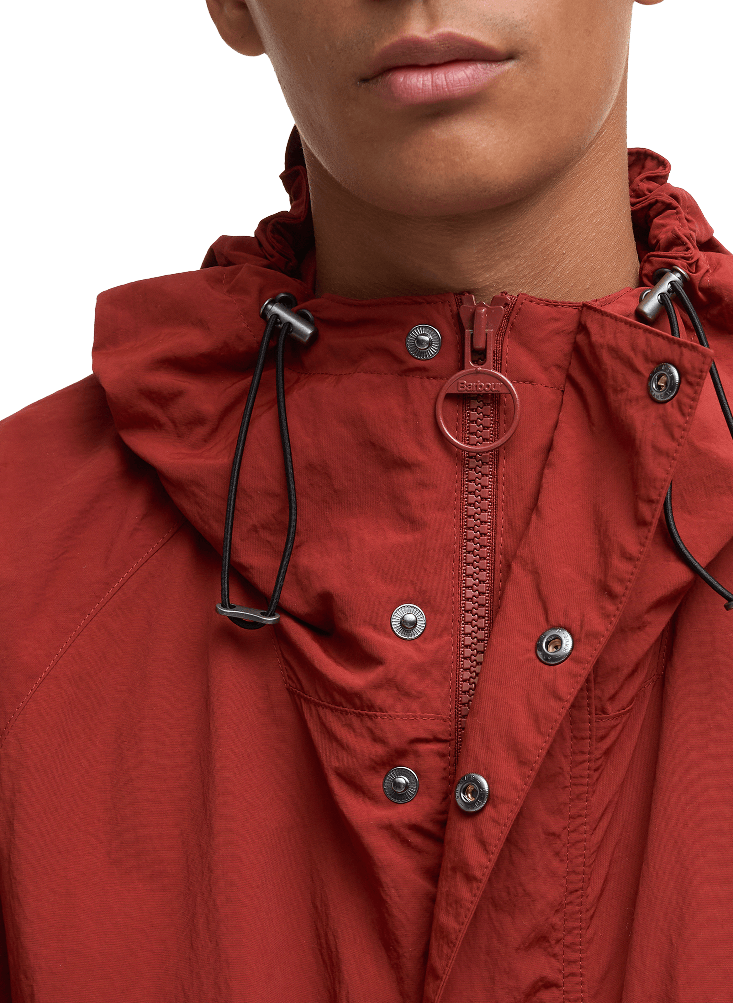 Veste imperméable à capuche BARBOUR Rouge
