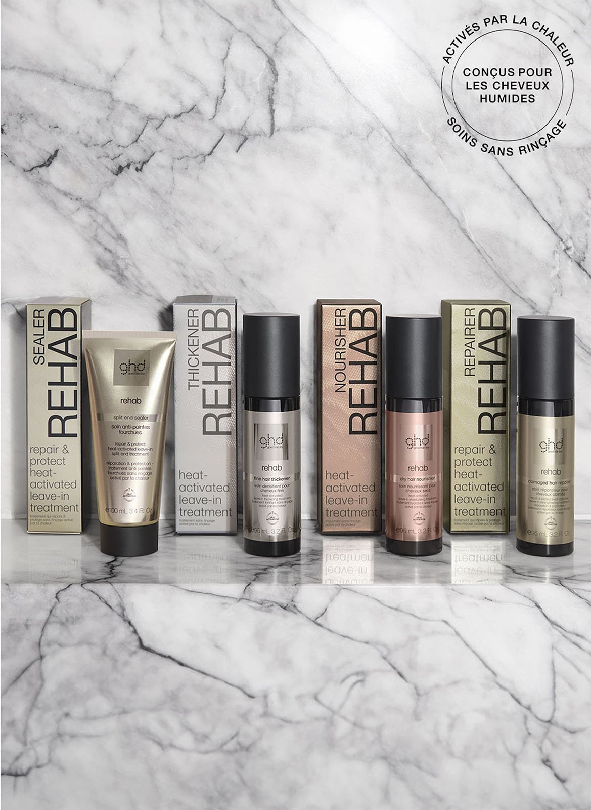 GHD rehab - traitement anti pointes fourchues GHD No color