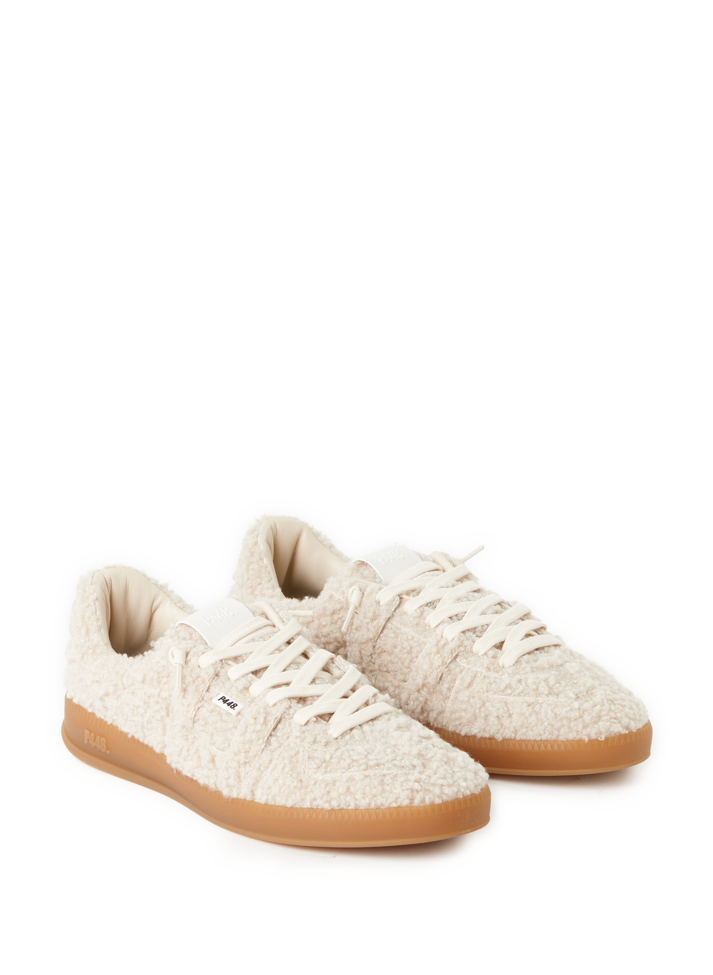 Shearling sneakers P448 Beige