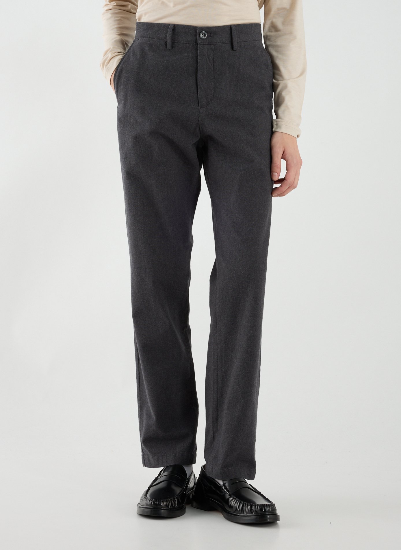 Pantalon slim en coton DOCKERS Gris