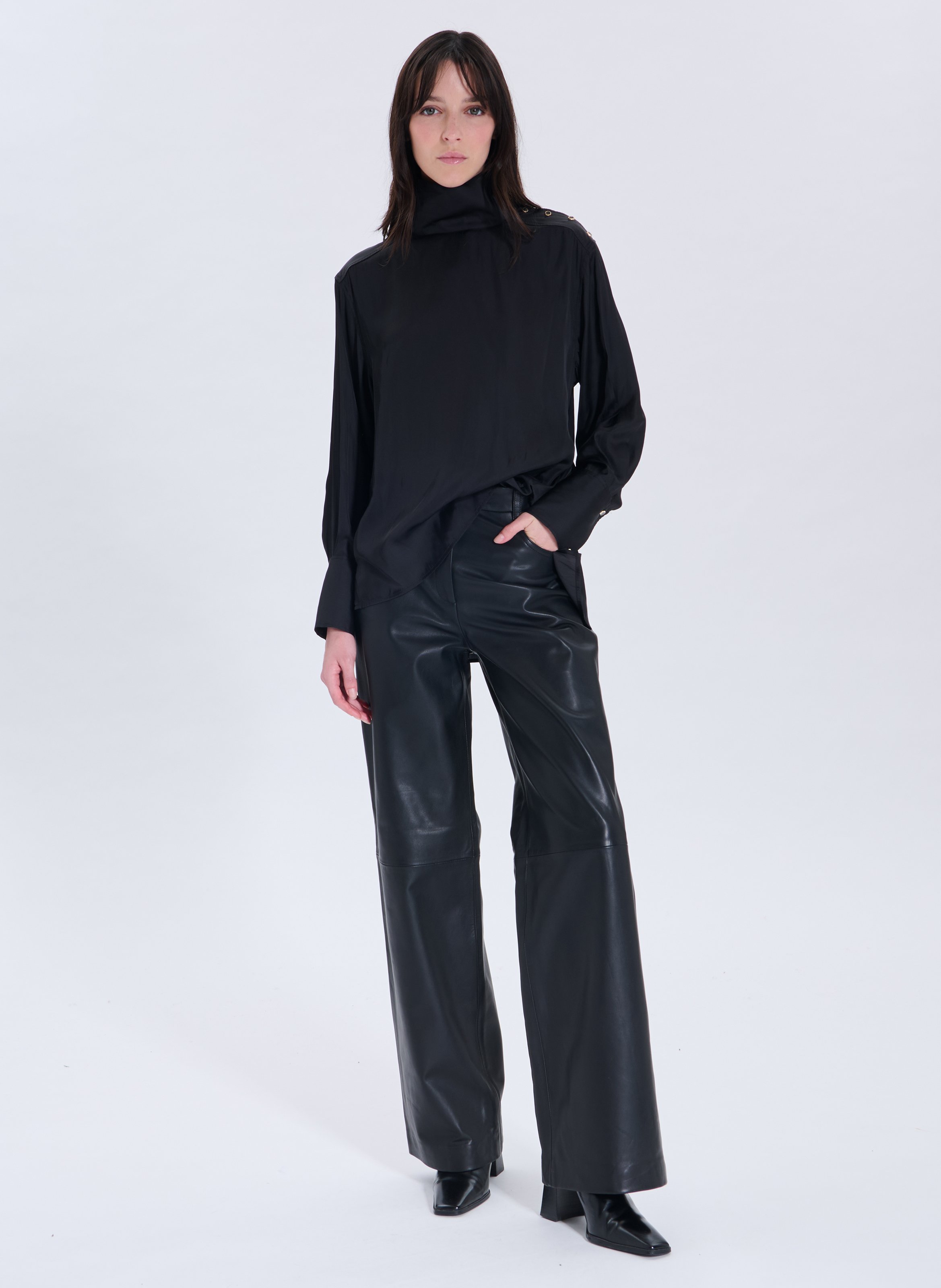 Chemise  charme ZAPA Noir