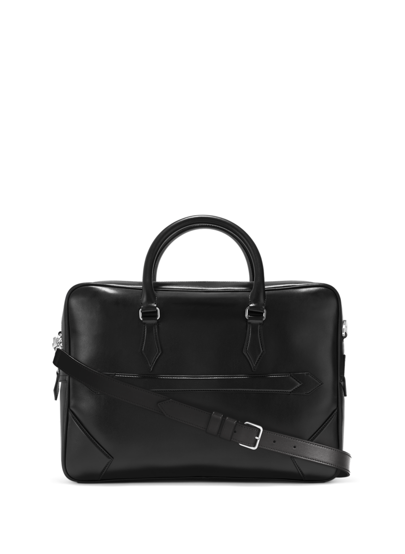 Porte-document en cuir lisse MONTBLANC Noir