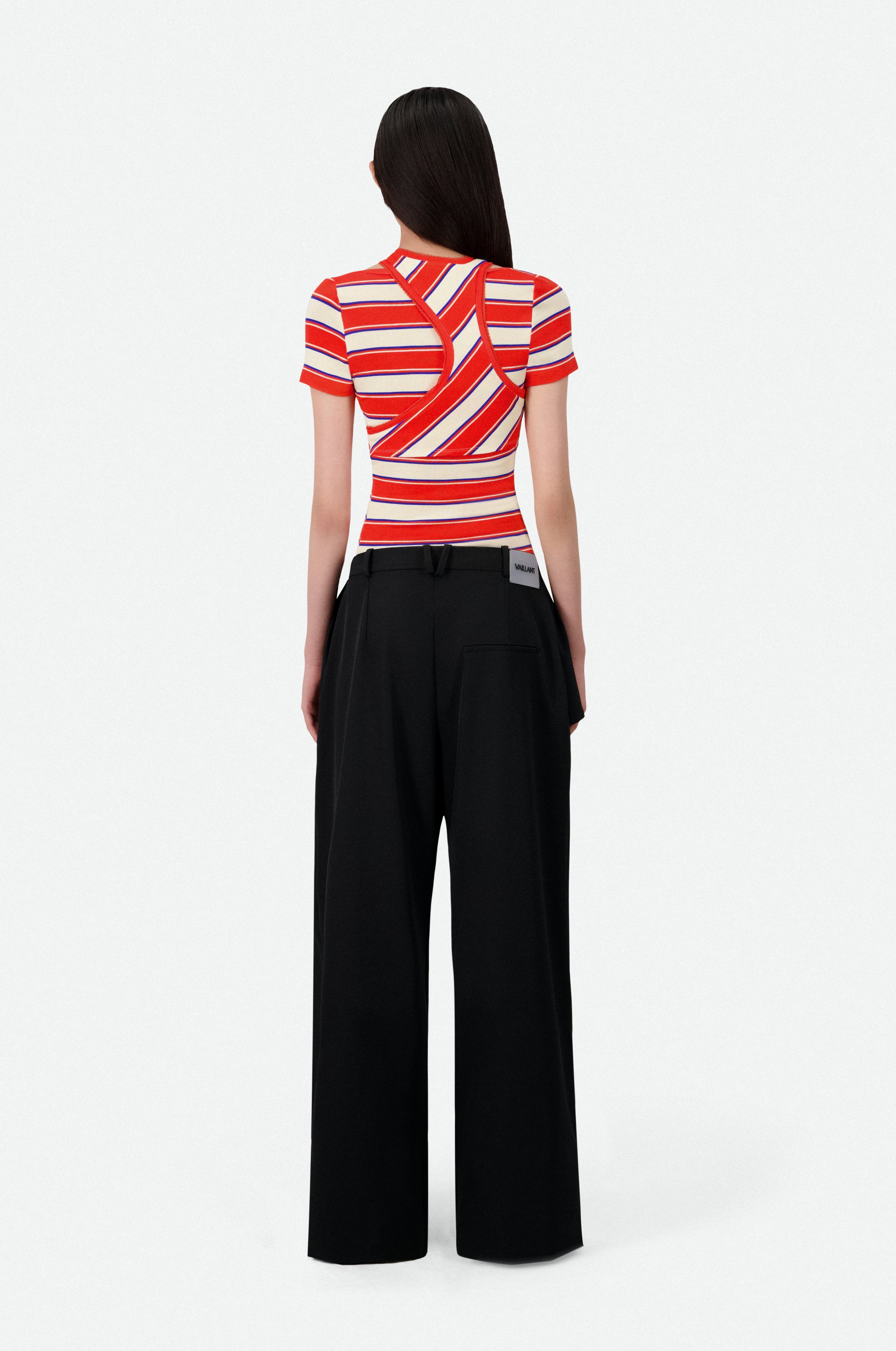 Top rayé croisé VAILLANT Rayé