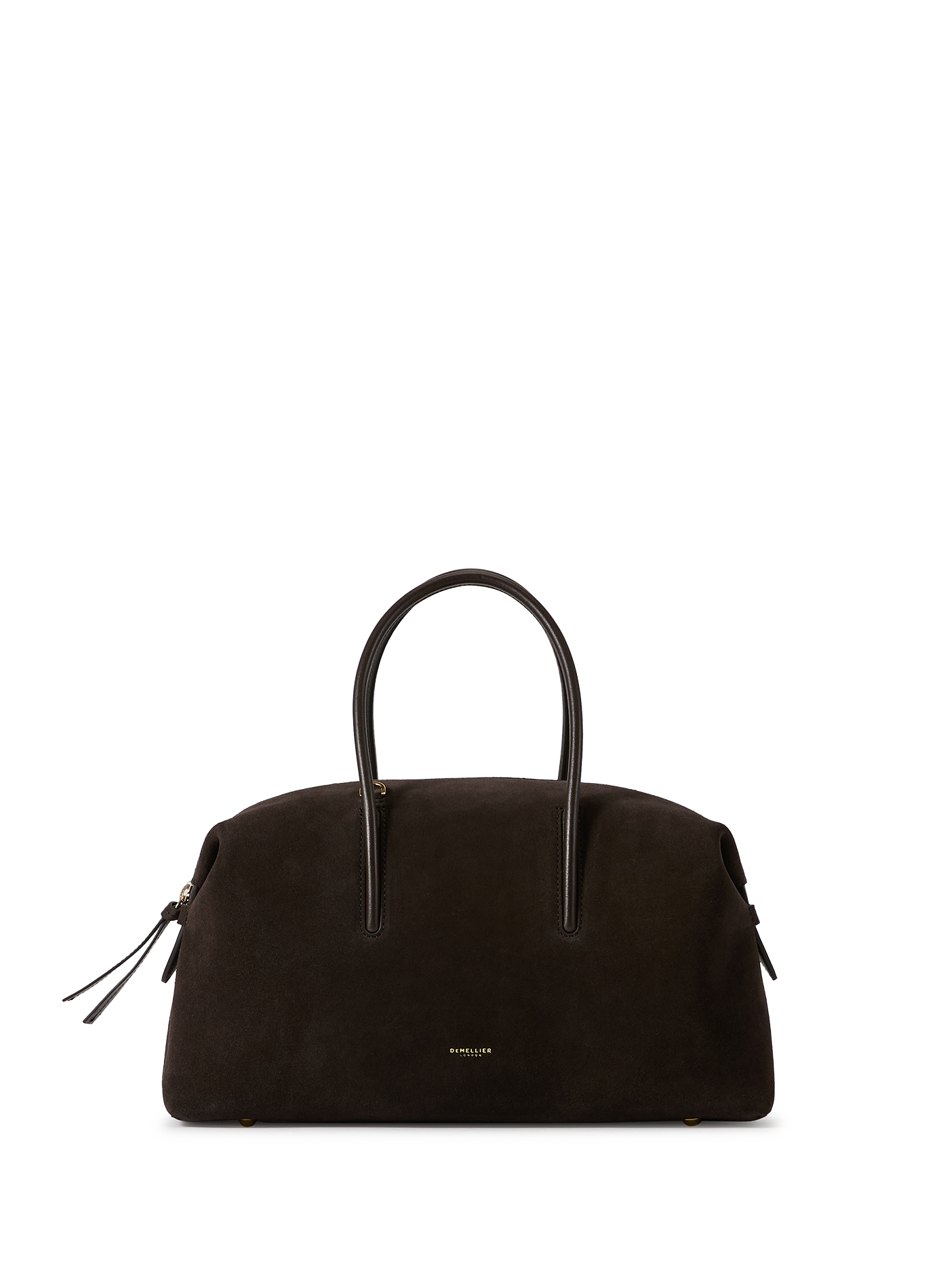 Sac à main The Midi Stockholm en cuir suédé DEMELLIER LONDON Noir