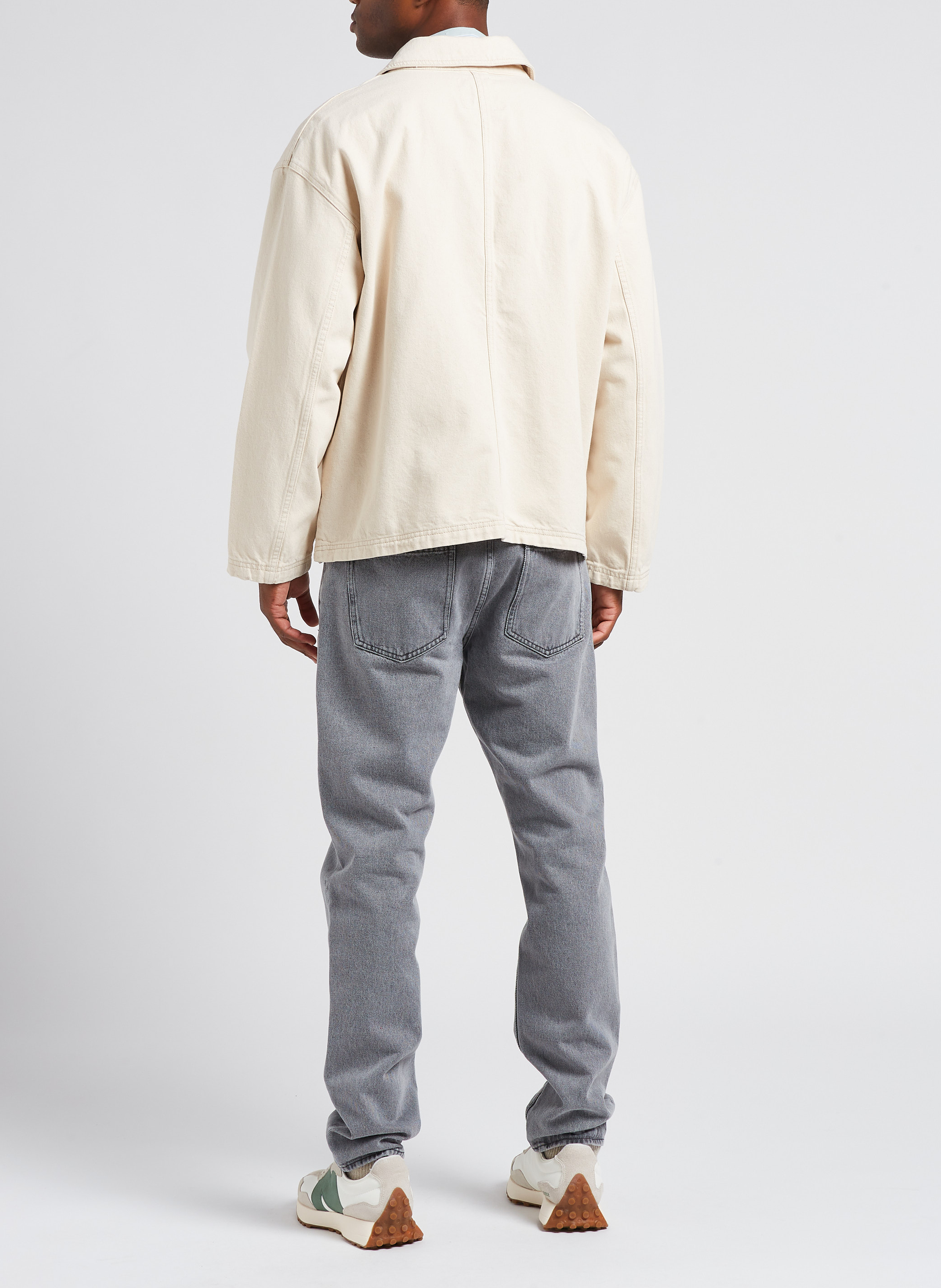 Veste col classique en coton datcity AMERICAN VINTAGE Beige