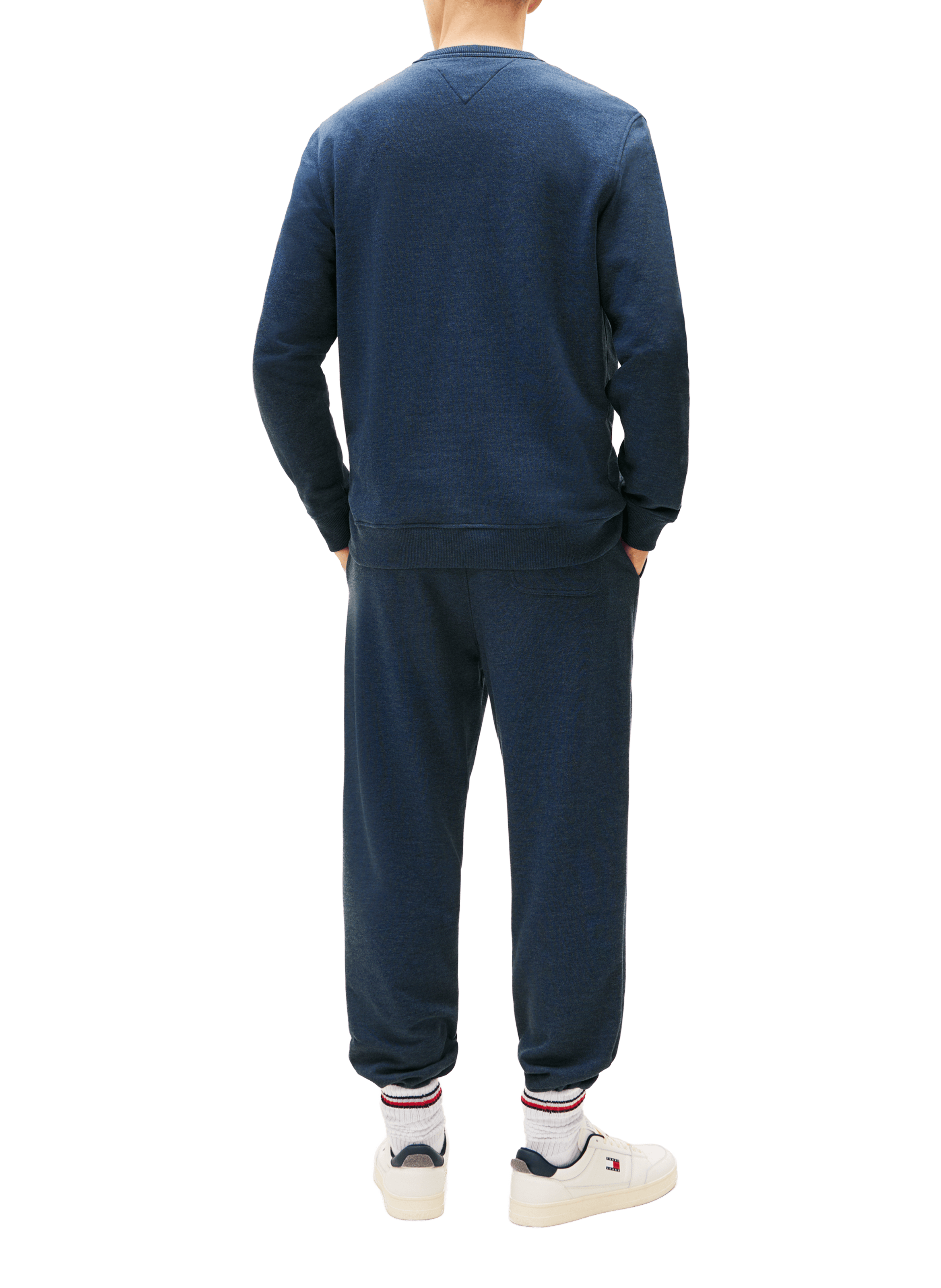 Straight sweatshirt in blended cotton TOMMY HILFIGER Blue