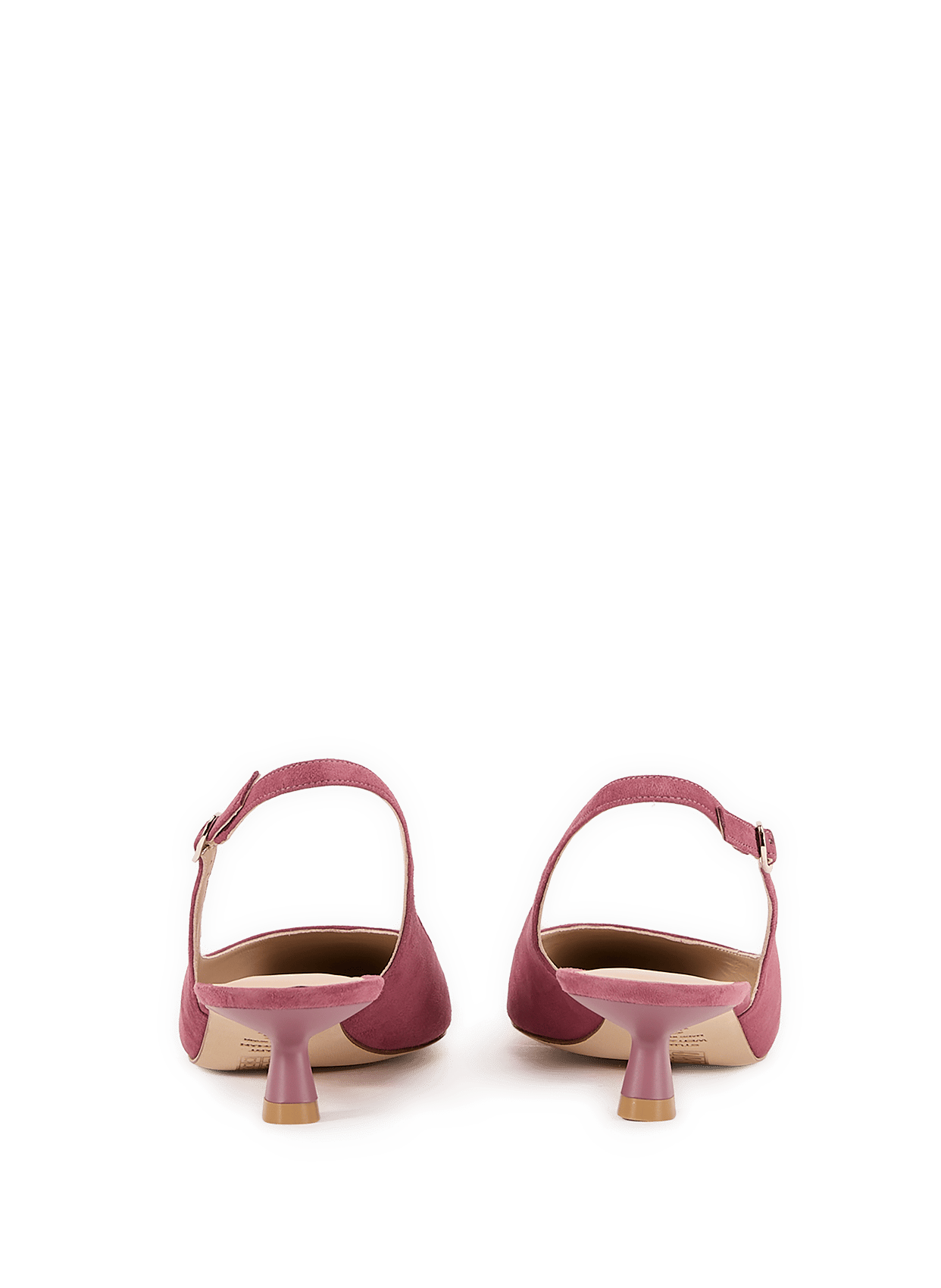 Slingback Stuart Sculpht 35 en cuir suédé STUART WEITZMAN Rose