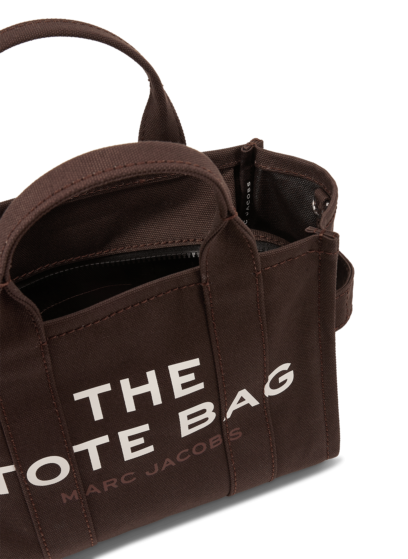 Borsa tote piccola in tela MARC JACOBS Marrone