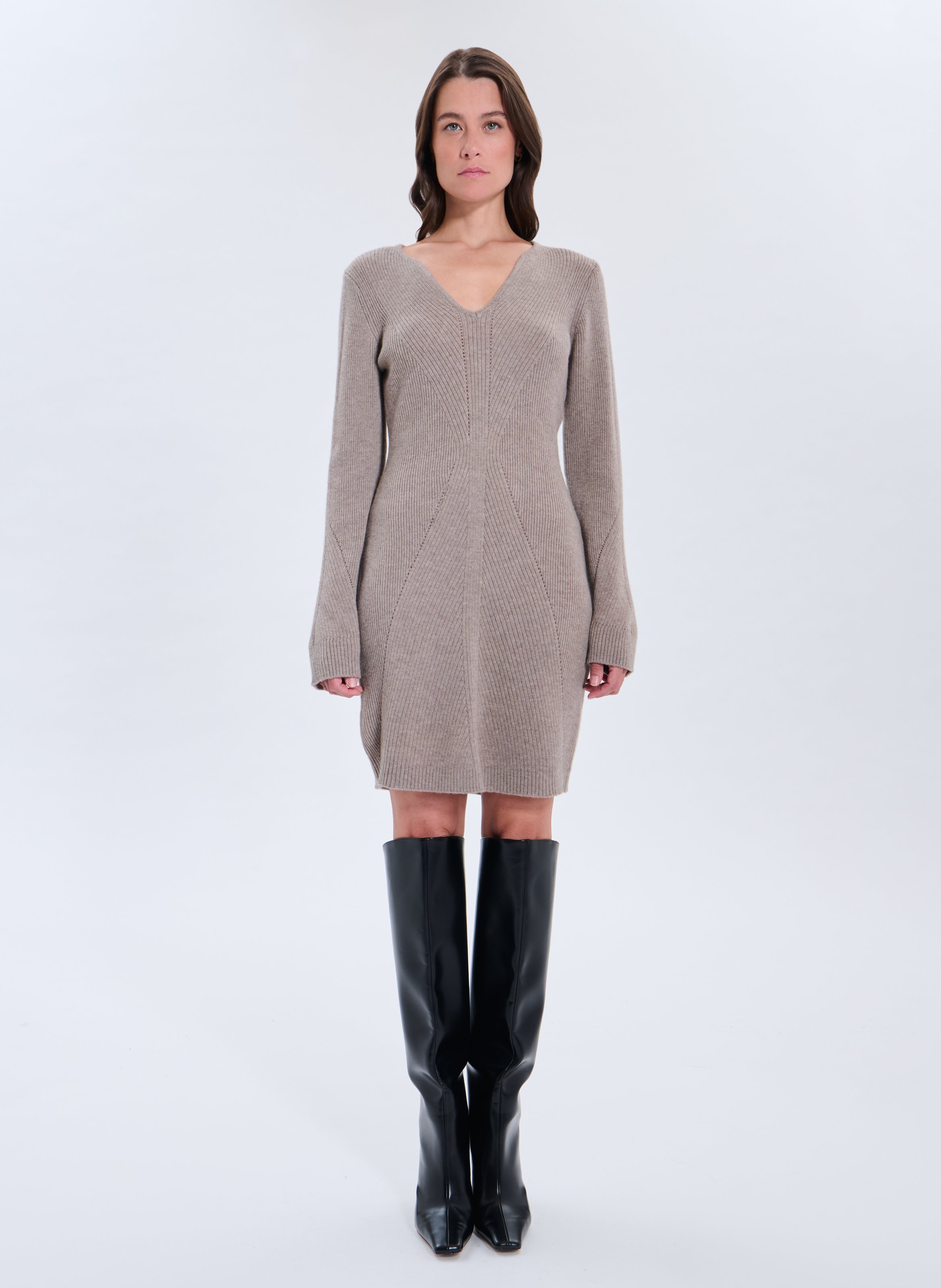 Robe  riley ZAPA Marron