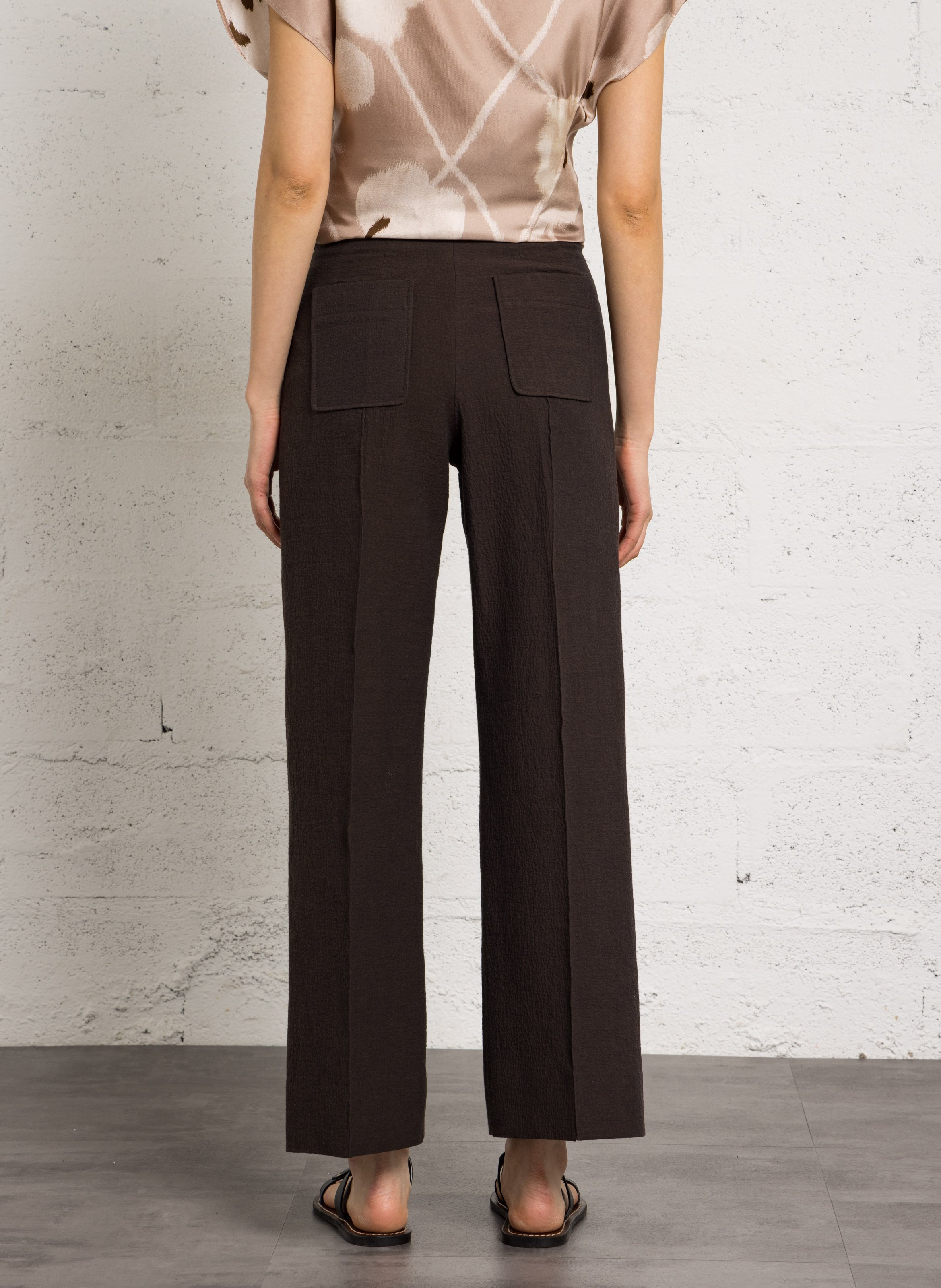 Pantalon droit en coton harry SOEUR Marron