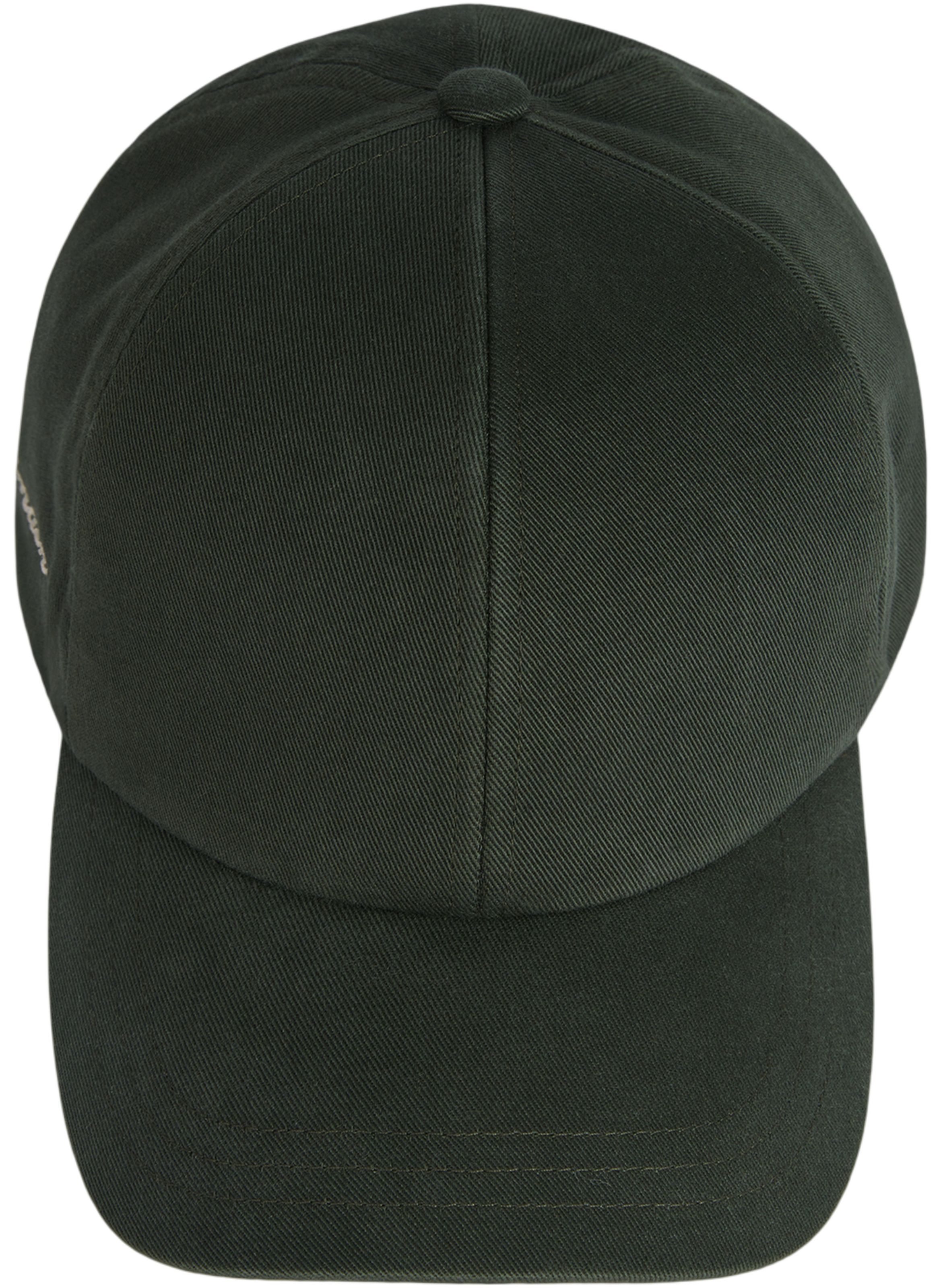 Casquette balmain en coton lavé BALMAIN Vert