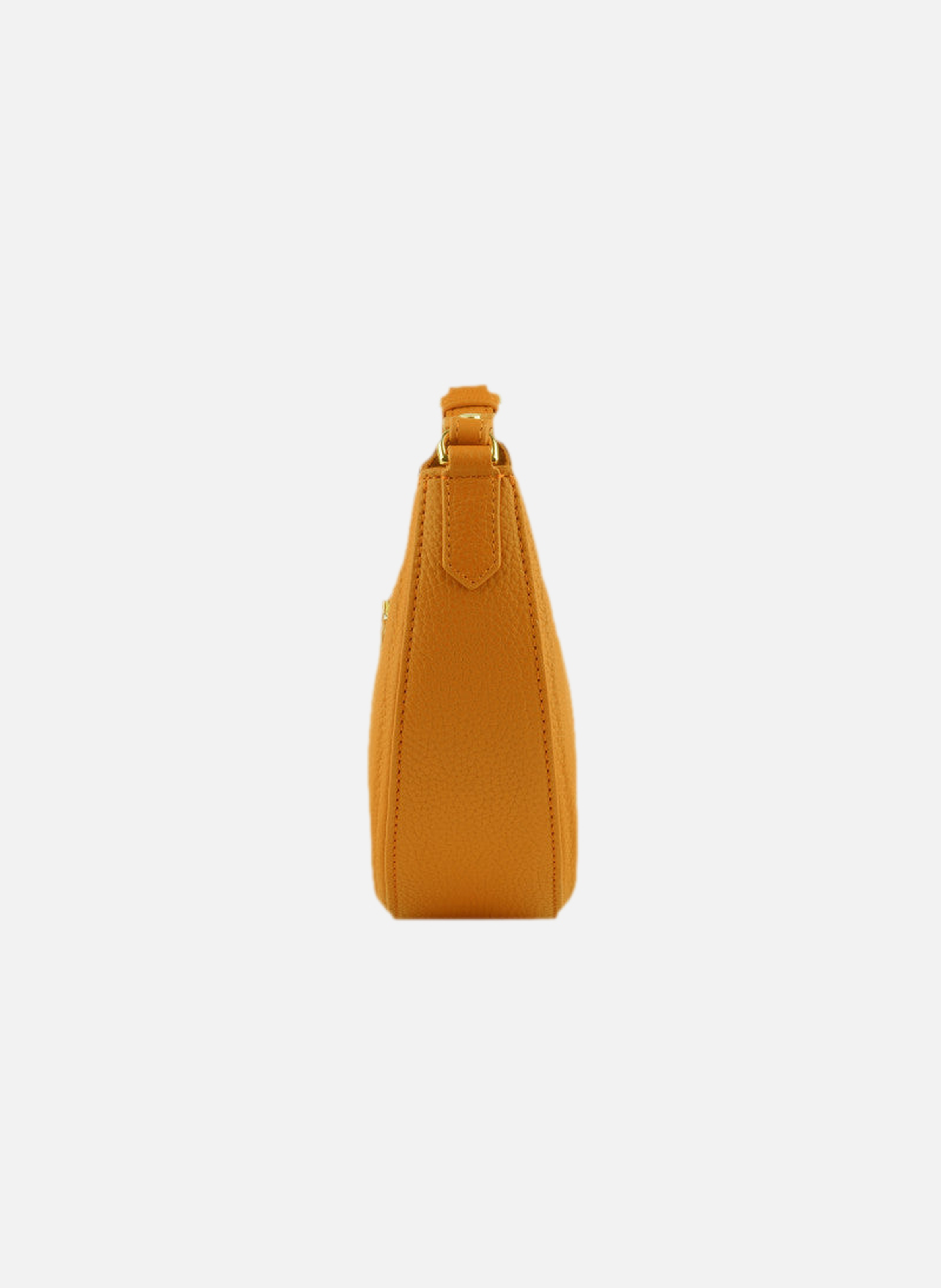 Image | sac porté épaule en cuir de vachette POURCHET Jaune