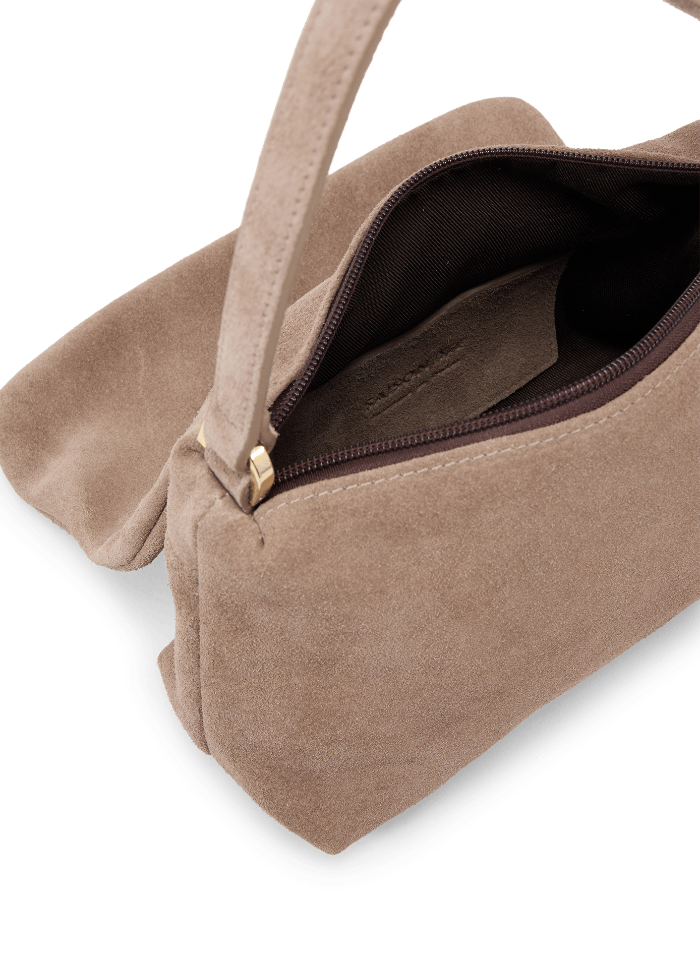 Sac à main Iloise XS en cuir suédé SAISON 1865 Gris
