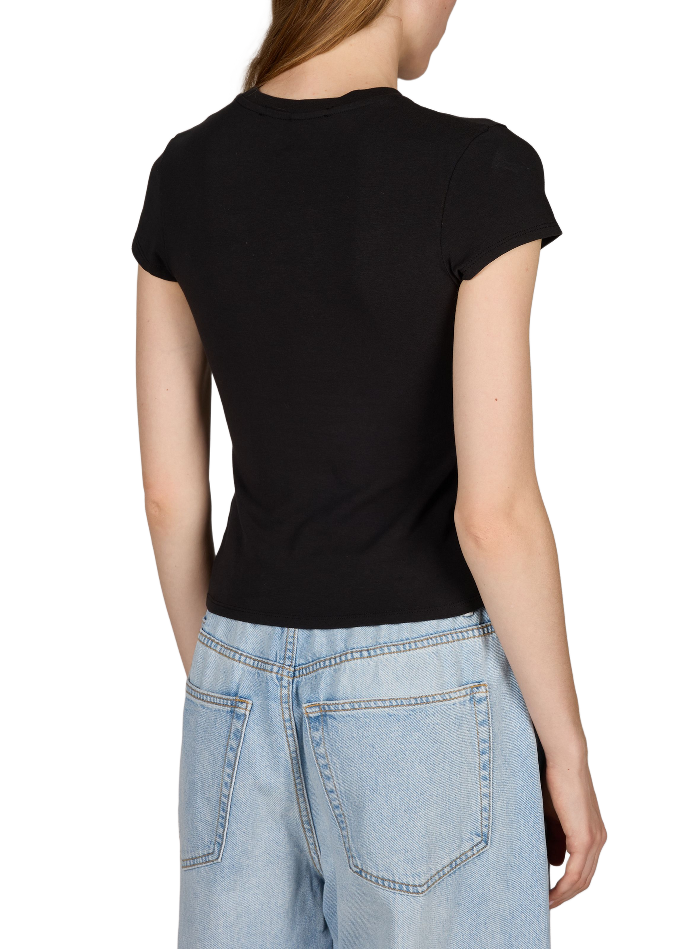 Round neck T-shirt ALEXANDER WANG Black