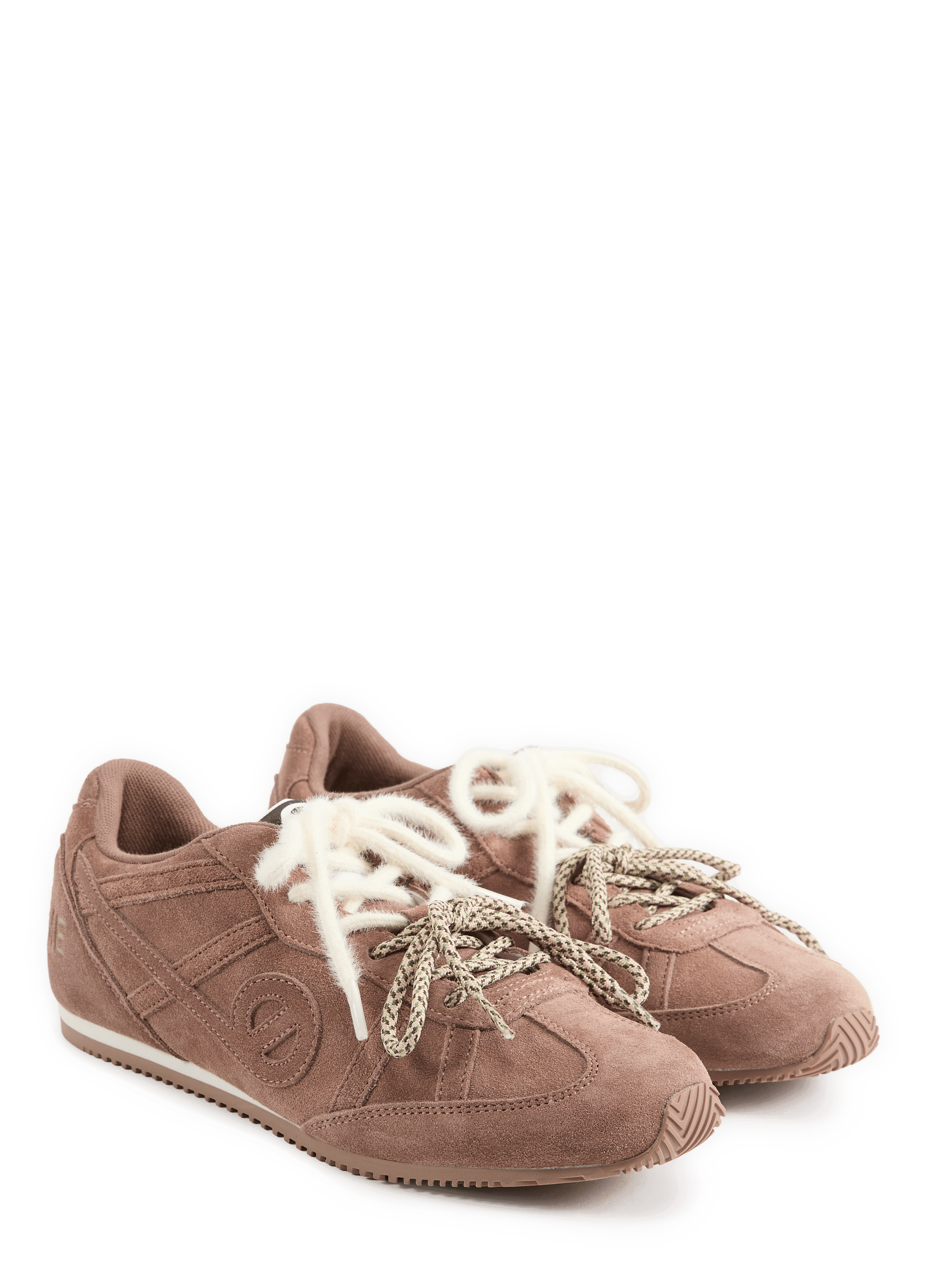 Low-top leather sneakers NO NAME Brown