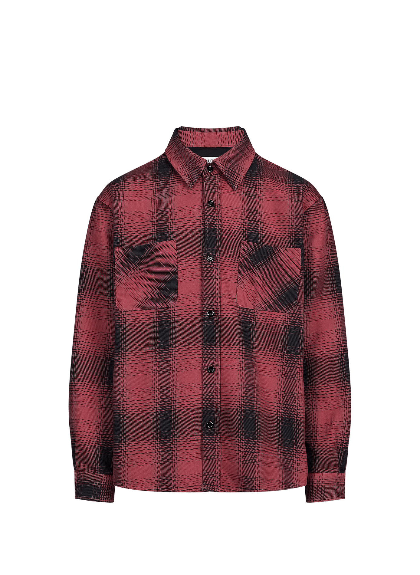 Gerade Hemdbluse mit Muster OUR LEGACY Rot