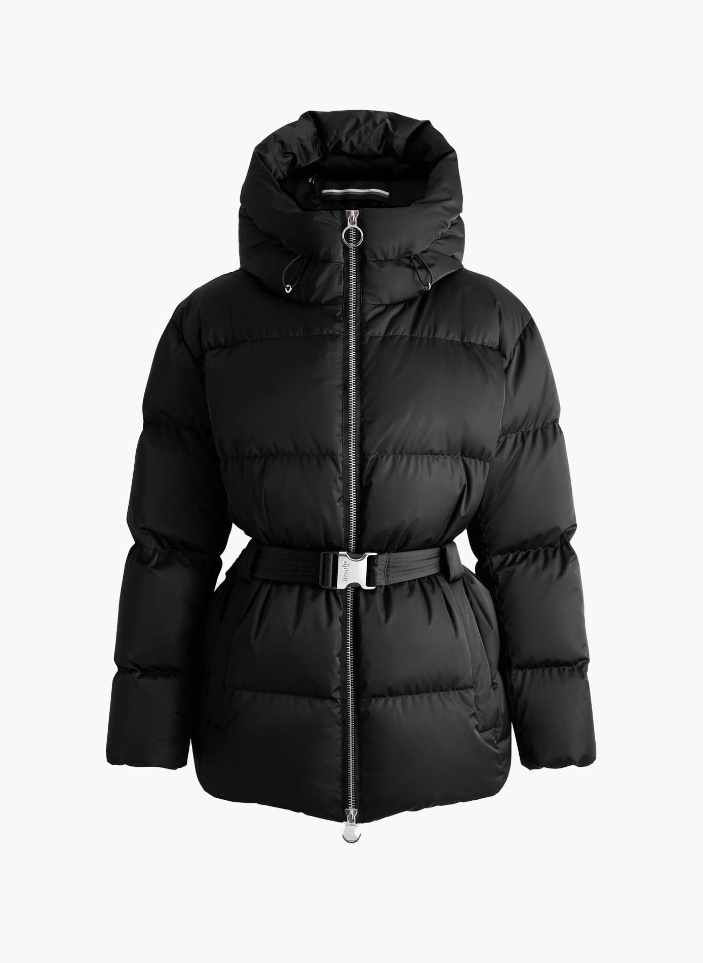 Doudoune melisan col capuche coupe oversize FUSALP Noir