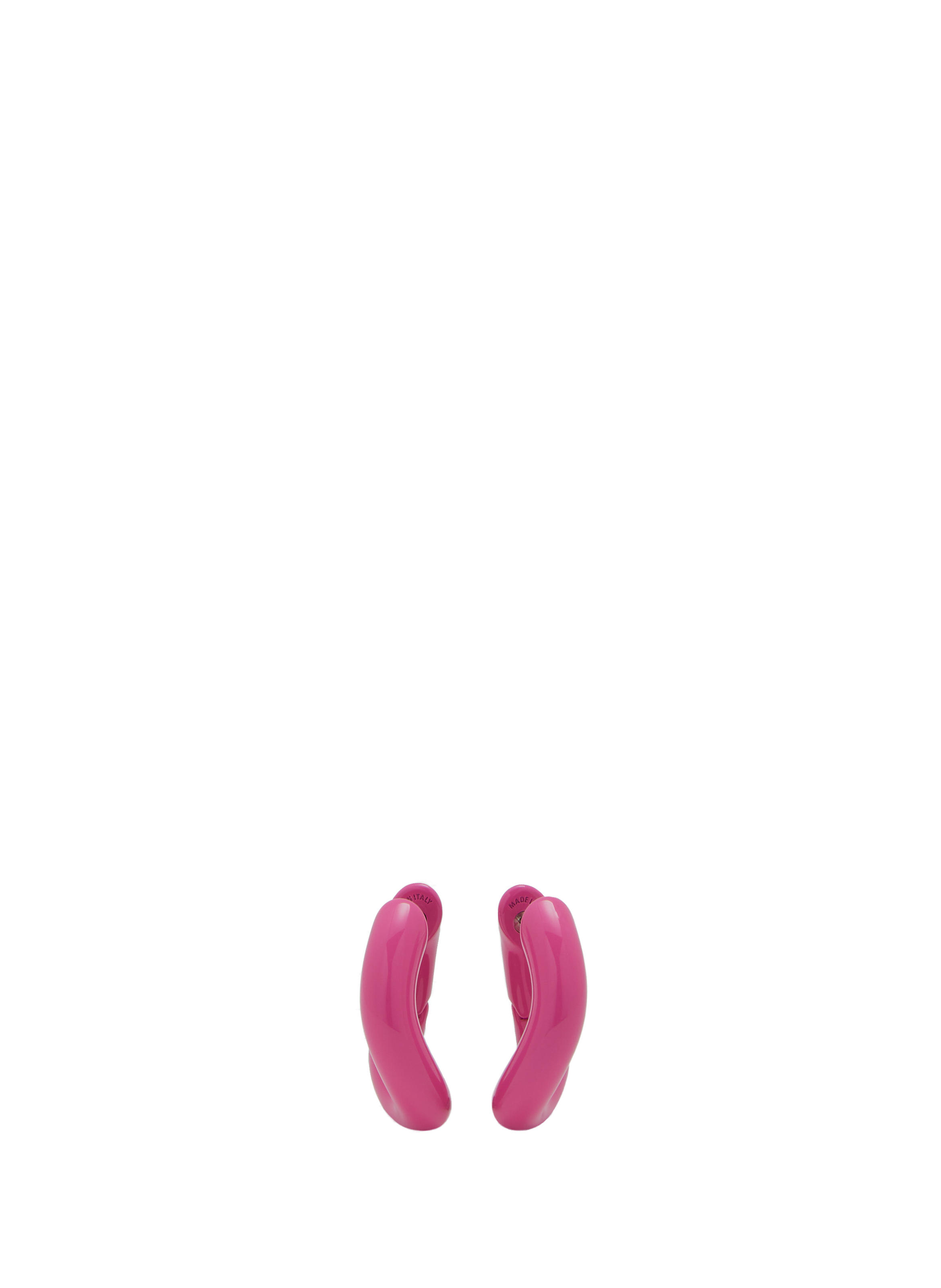 BALENCIAGA Hoop Earrings Pink