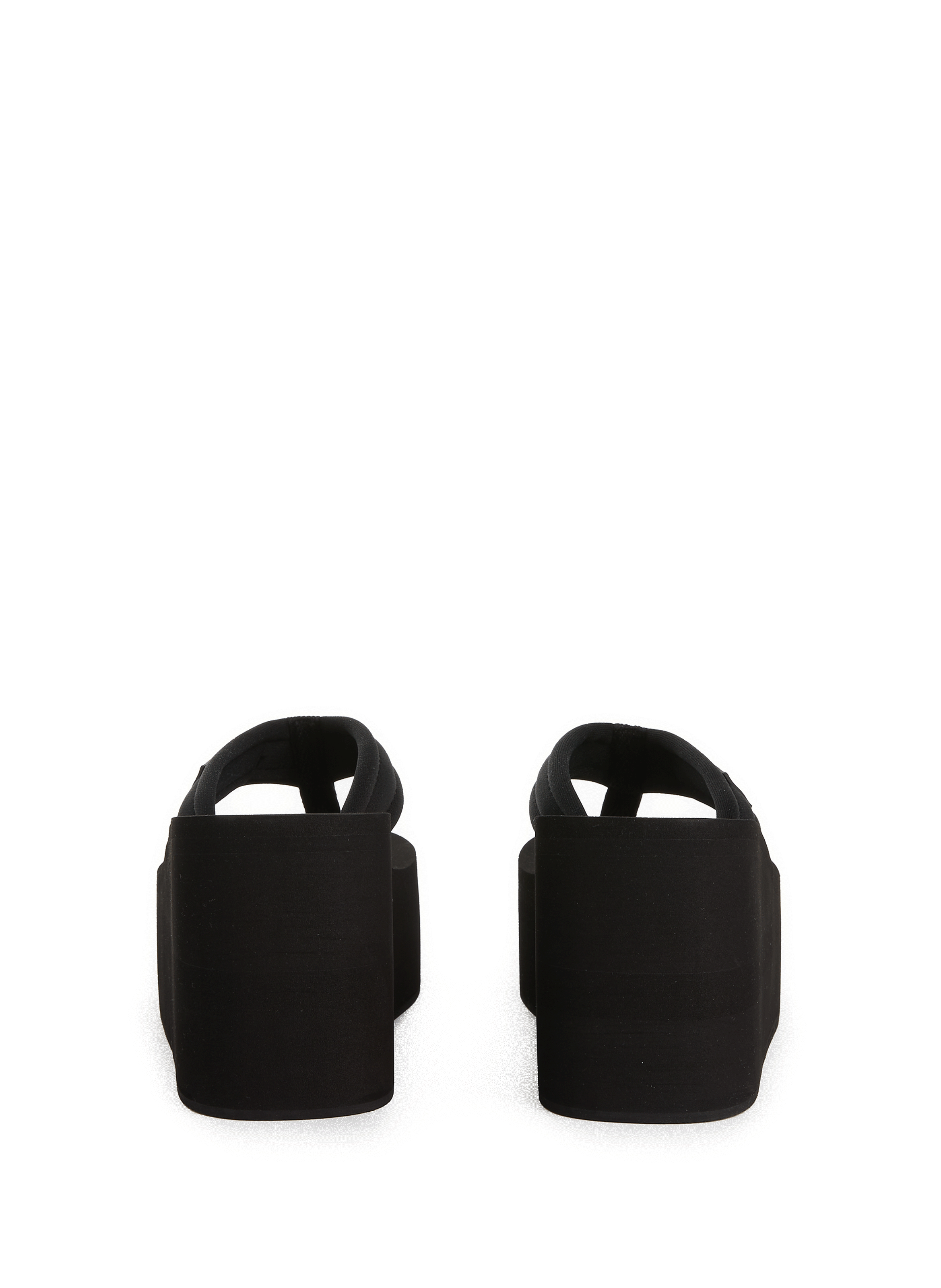 BRANDED WEDGE SANDAL COPERNI Black