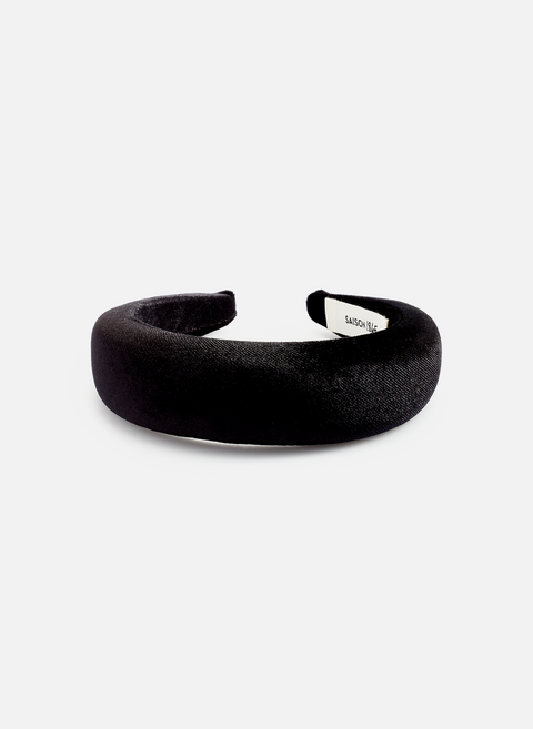 Black velvet headbandSEASON 1865 