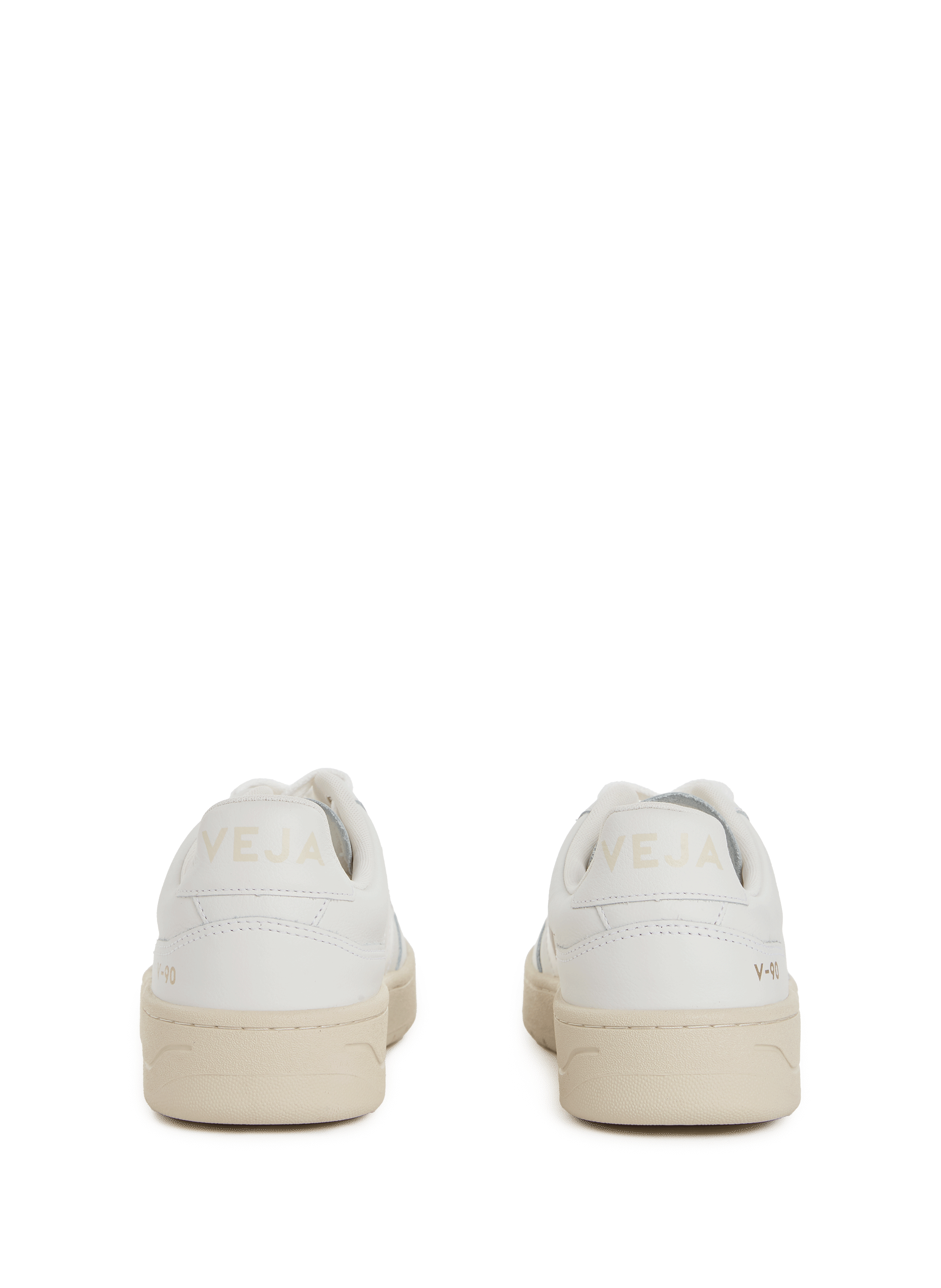 V-90 leather sneakers VEJA White