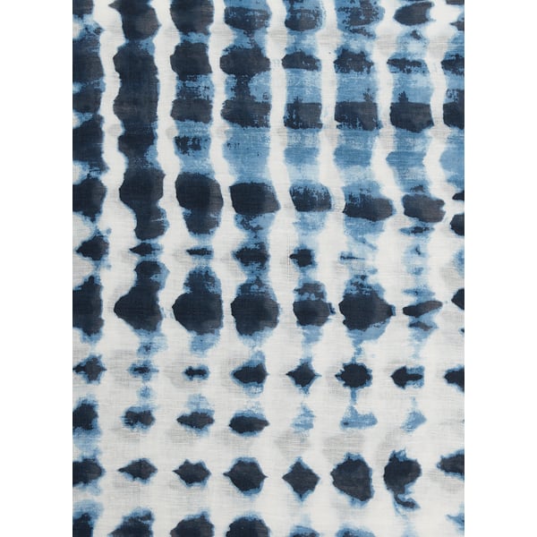 Saison 1865 Linen And Cotton Scarf In Blue