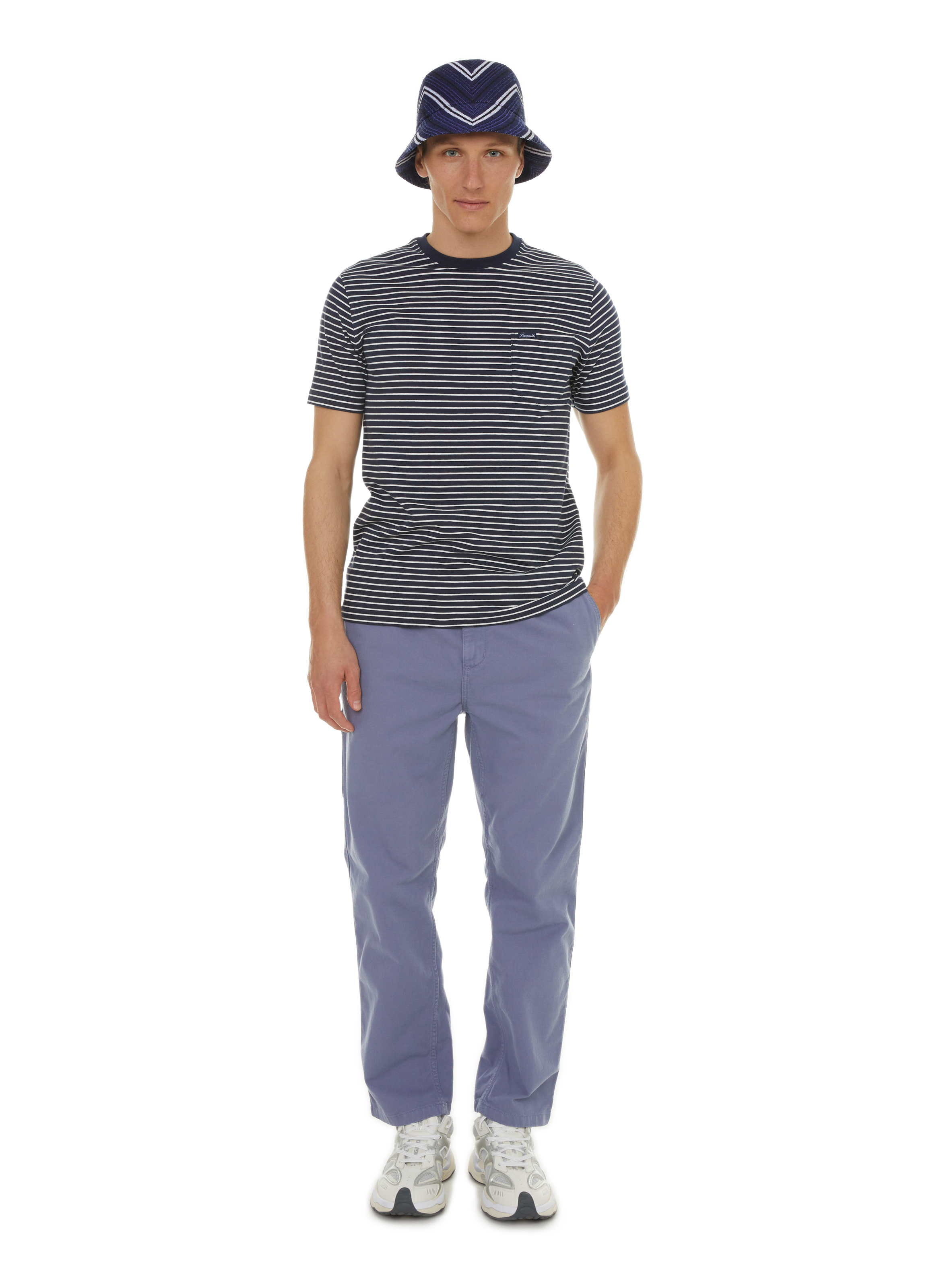 Bob à broderie  KANGOL Bleu