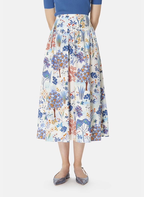 Jupe fleurs - judi Bleu by TARA JARMON TARA JARMON Jupe fleurs - judi Bleu