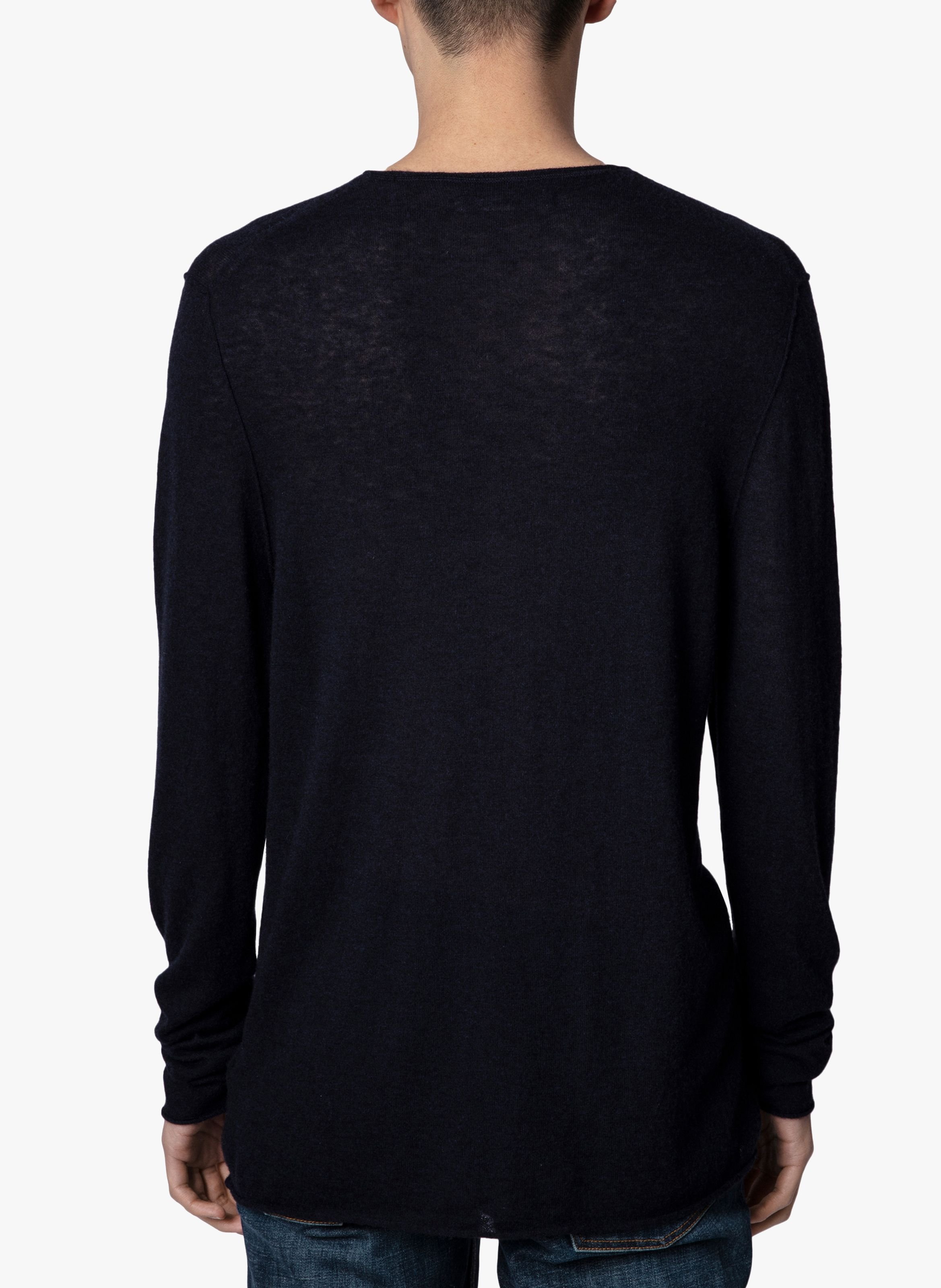 Pull droit en cachemire teiss ZADIG&VOLTAIRE Bleu