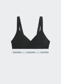 Brassière en coton mélangé ICON COTTON MODAL Black