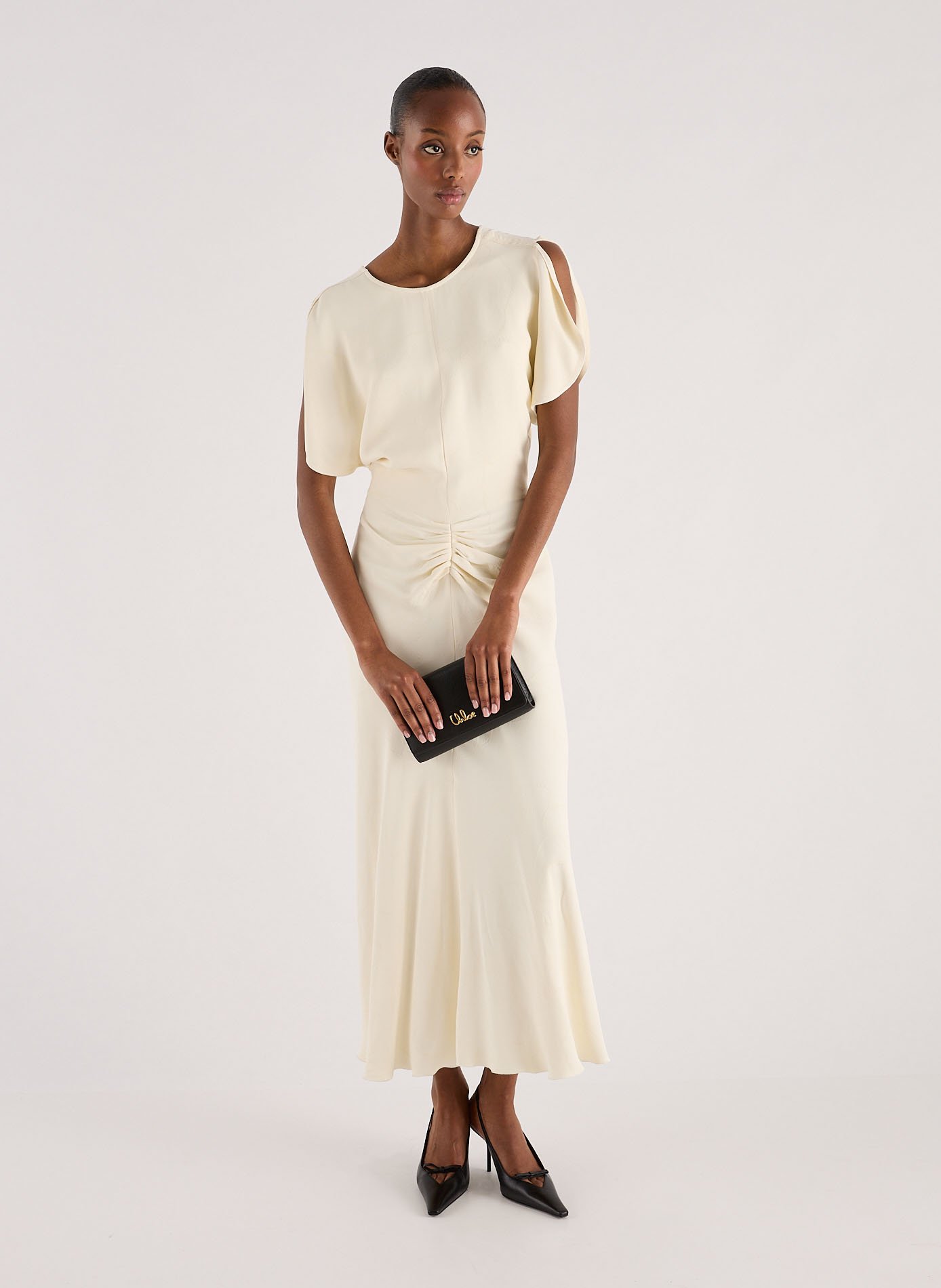 Pochette à bandoulière en cuir  CHLOÉ Noir