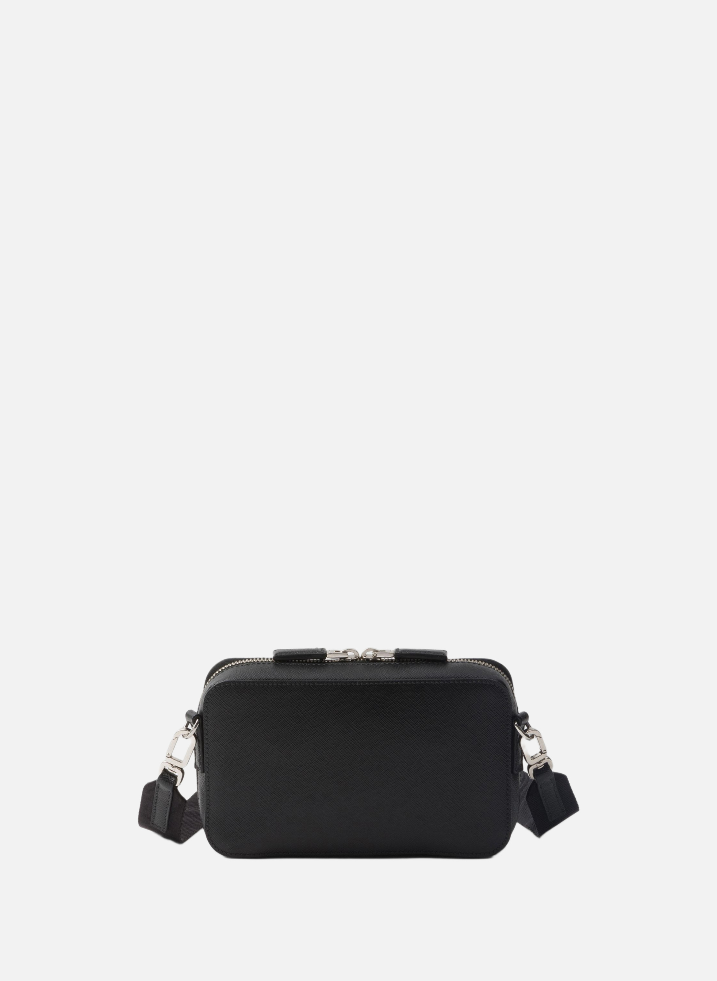 Sac prada brique en cuir saffiano Noir