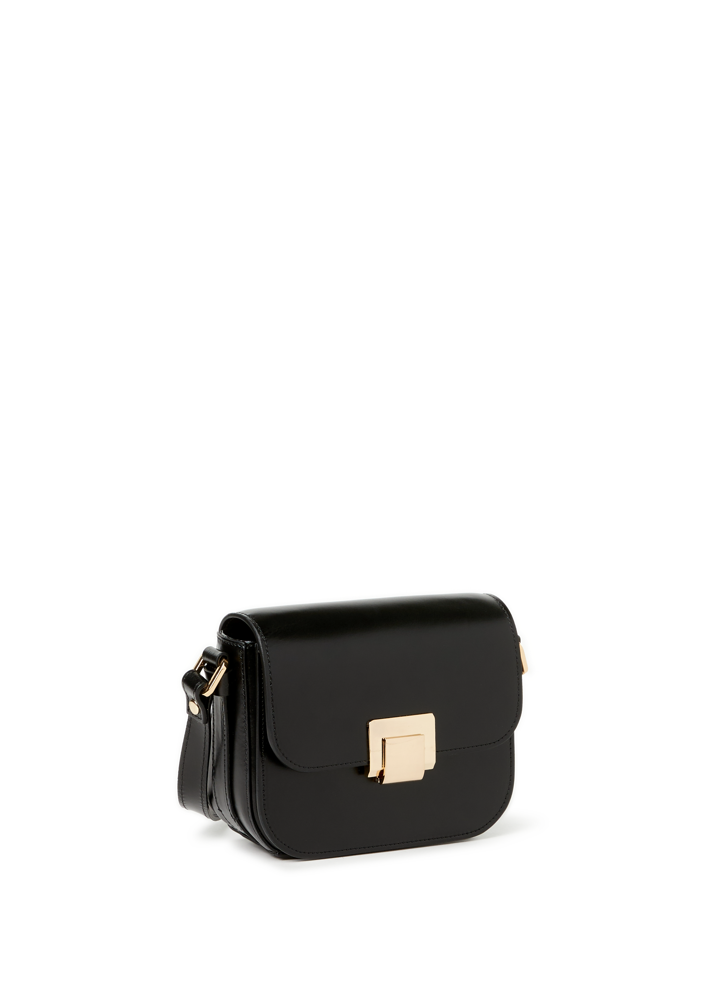 Sac bandoulière en cuir SAISON 1865 Noir