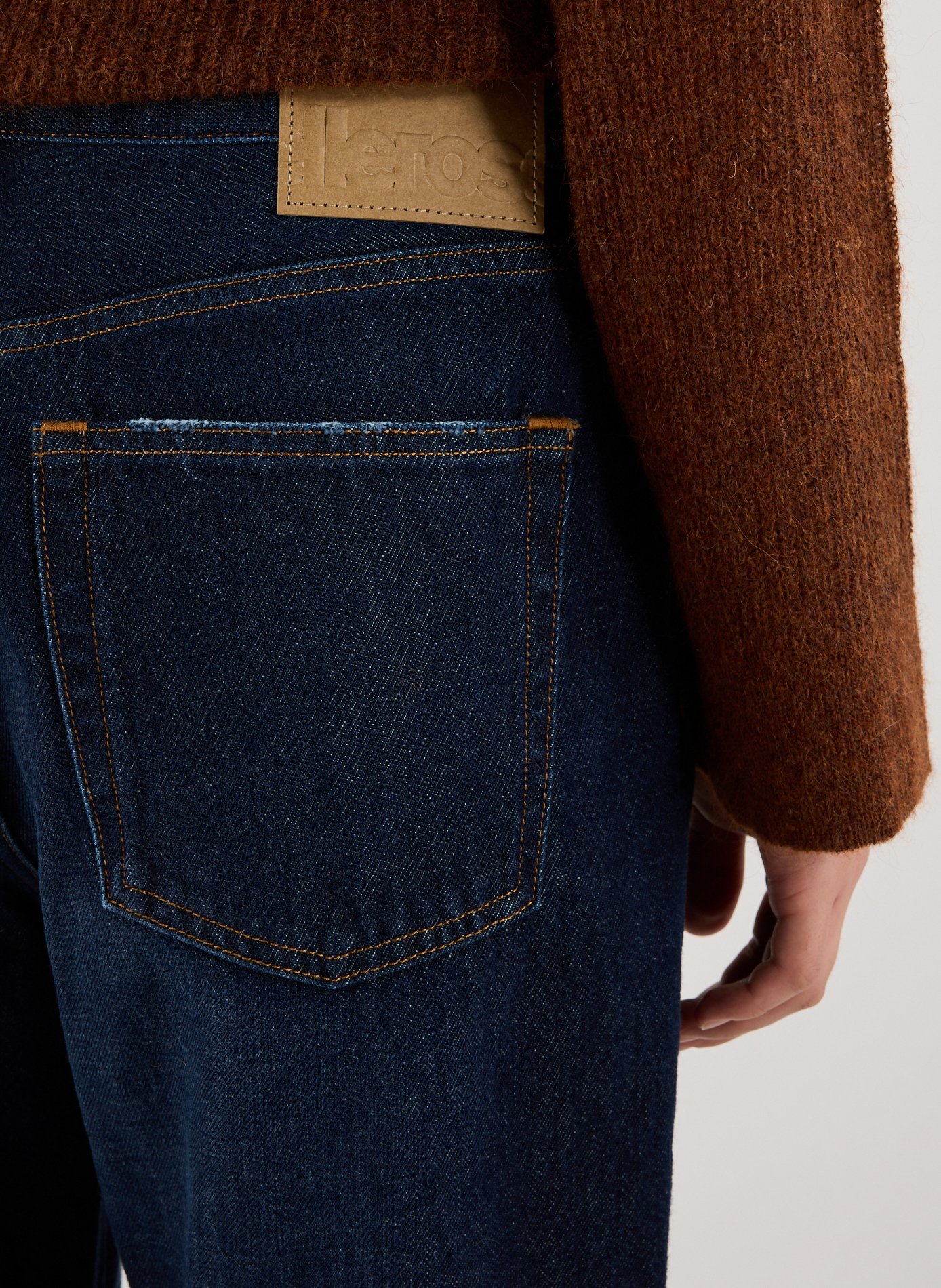 Straight cotton jeans BELLEROSE Blue