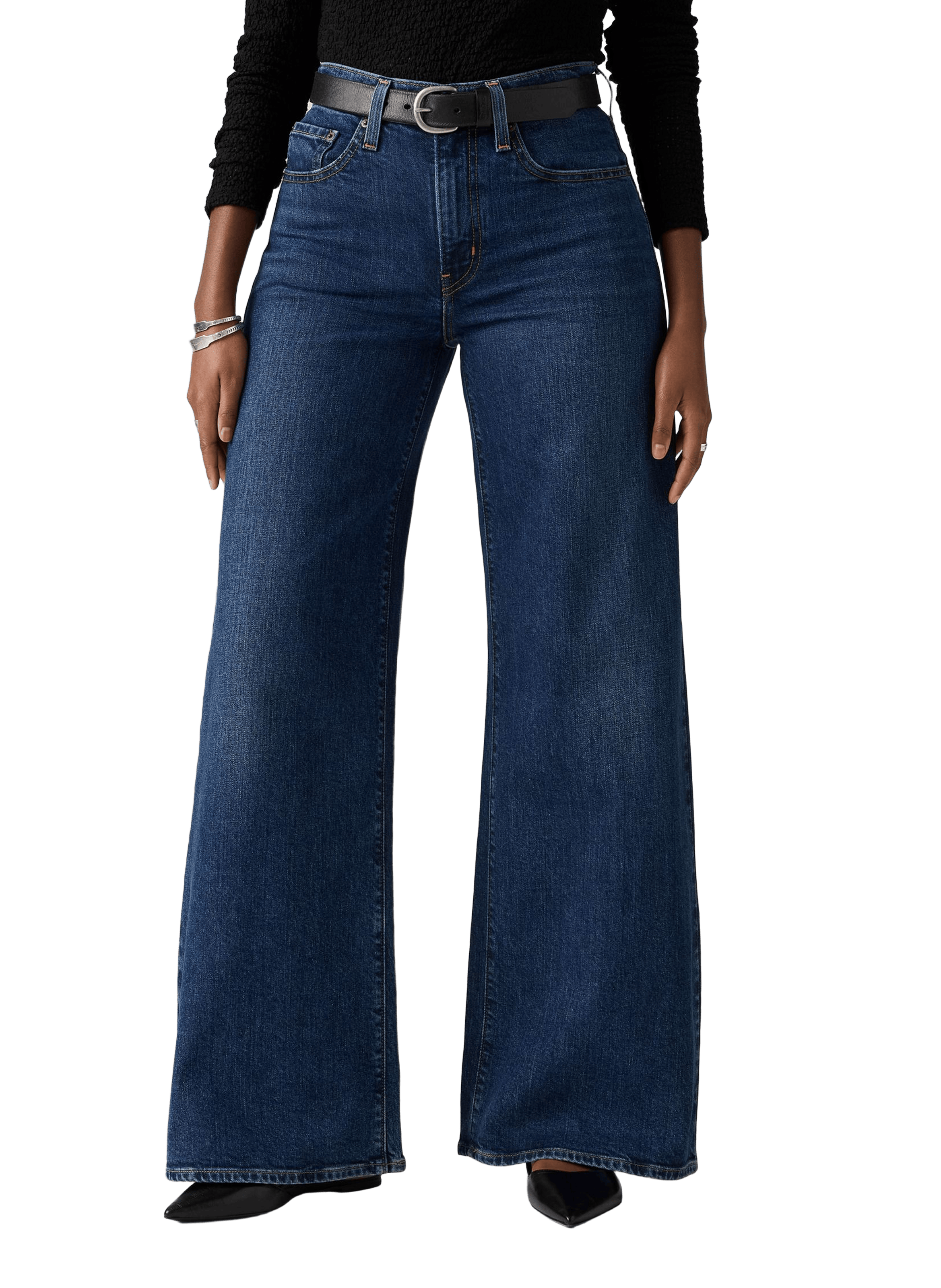 LEVI'S Jean wide leg Bleu