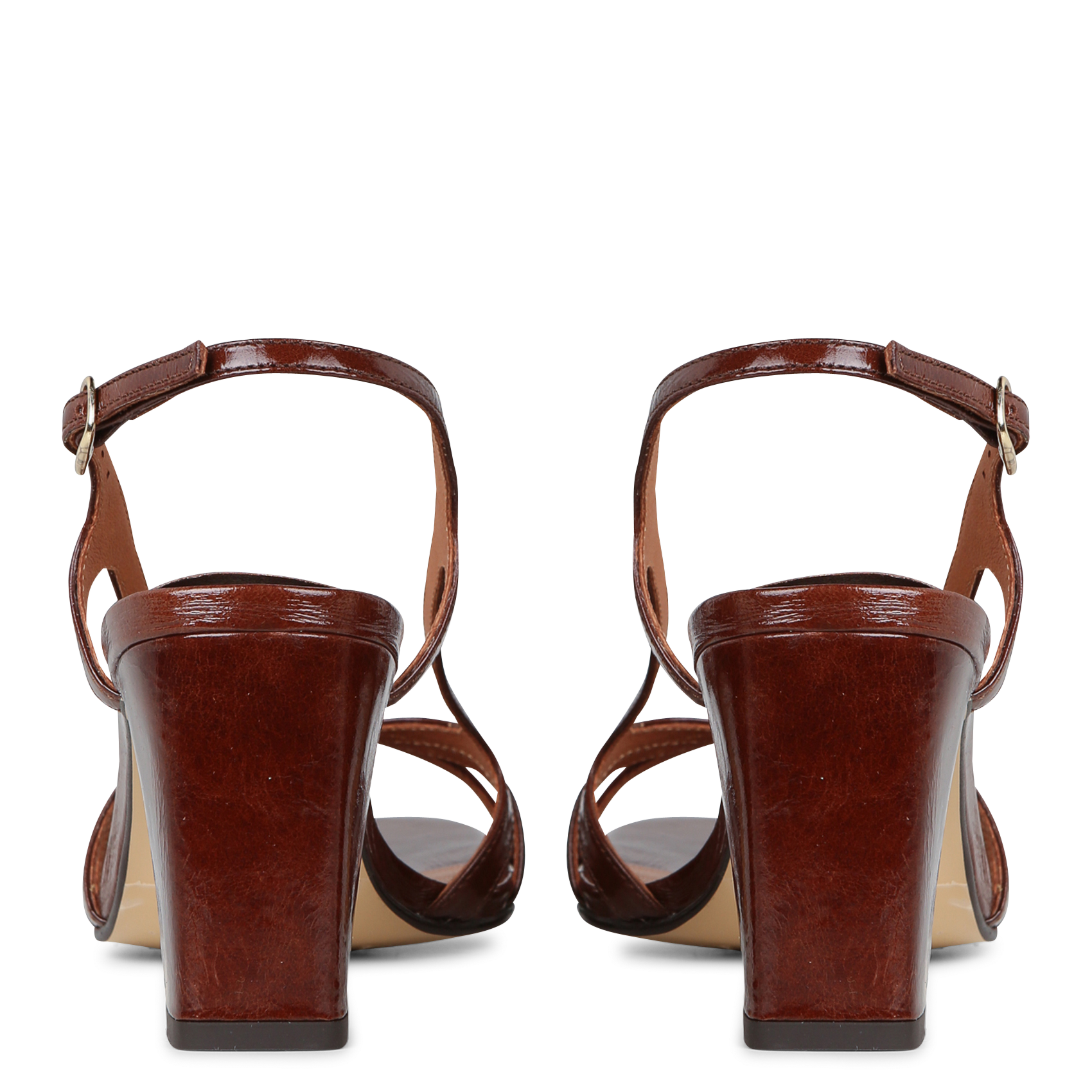 Sandales haute en cuir vaiana JONAK Marron