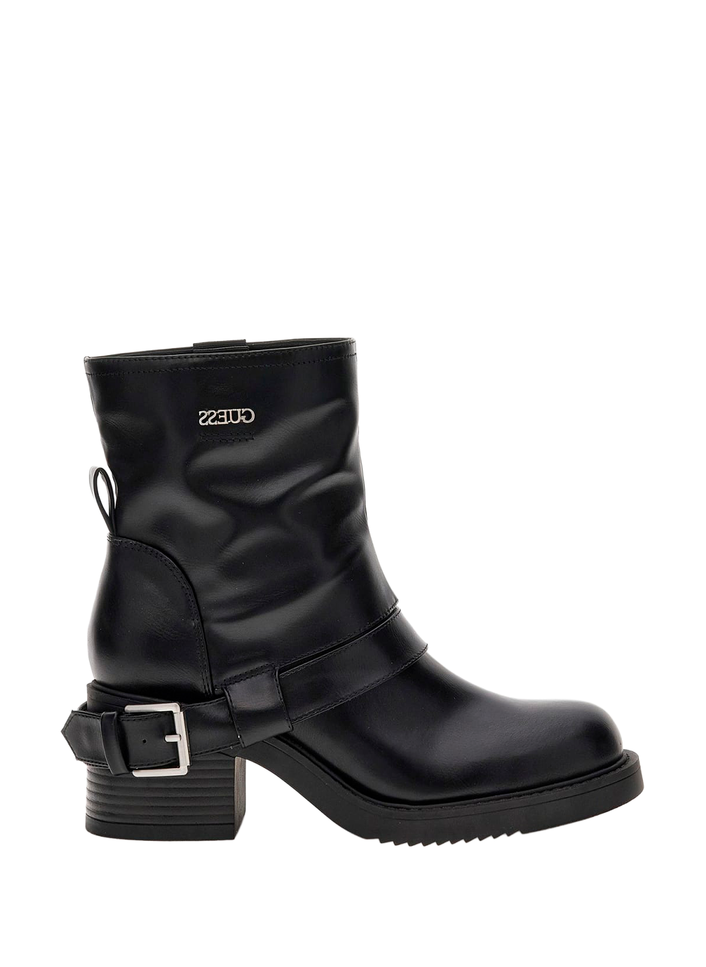 GUESS Bottines avec bride à boucle Black