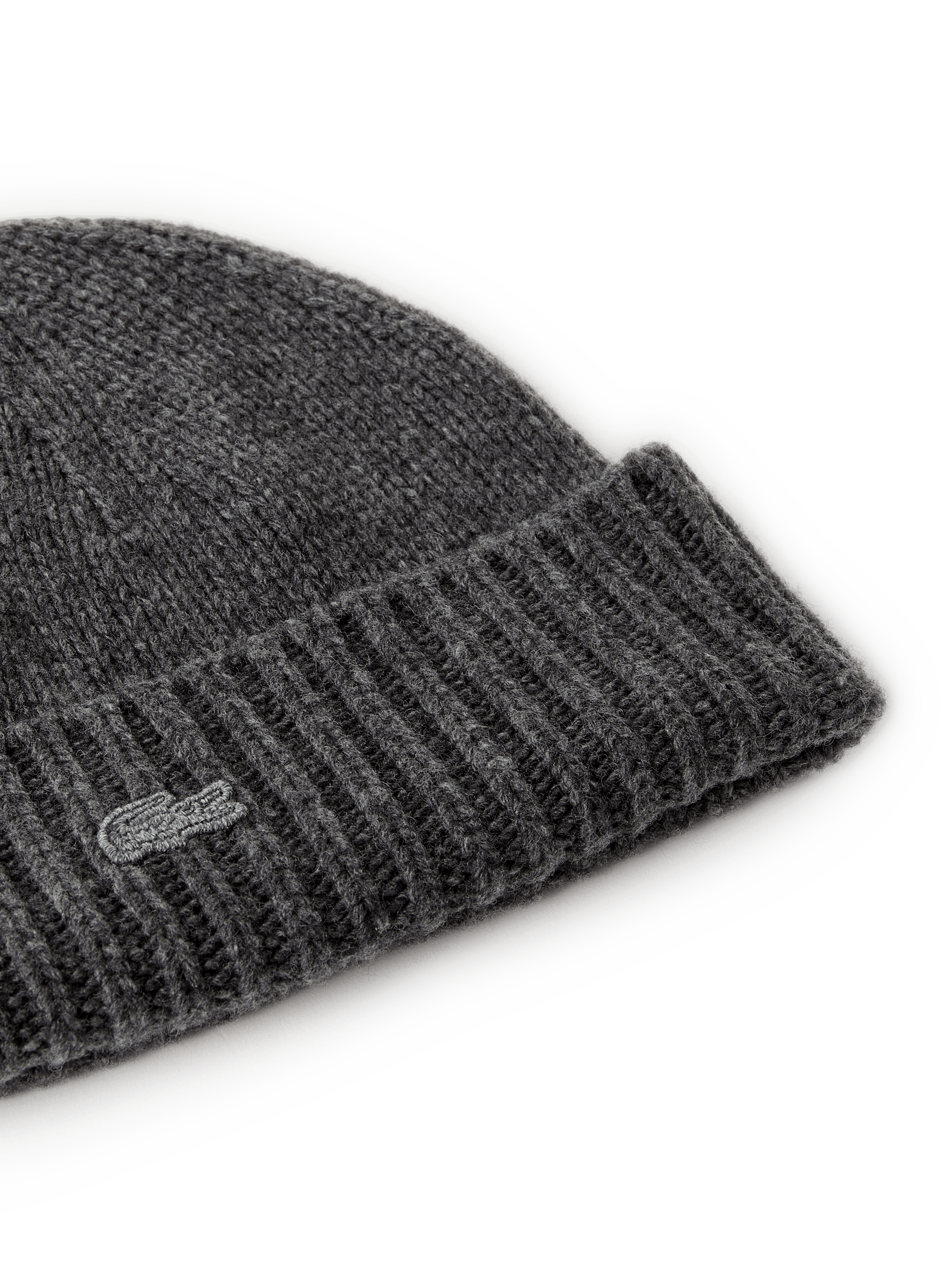 Bonnet en laine LACOSTE Gris