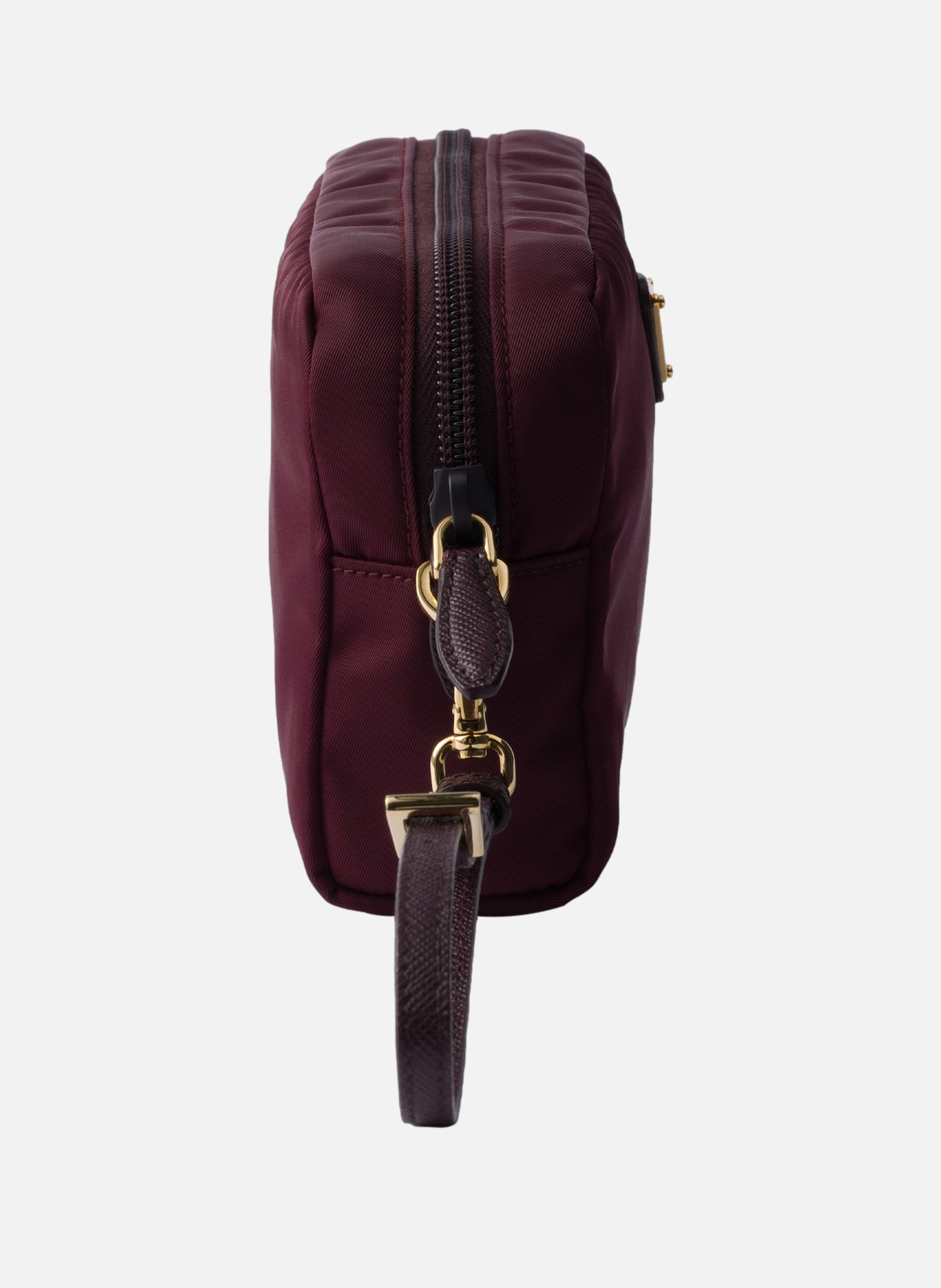 Petite pochette en re-nylon PRADA Rouge