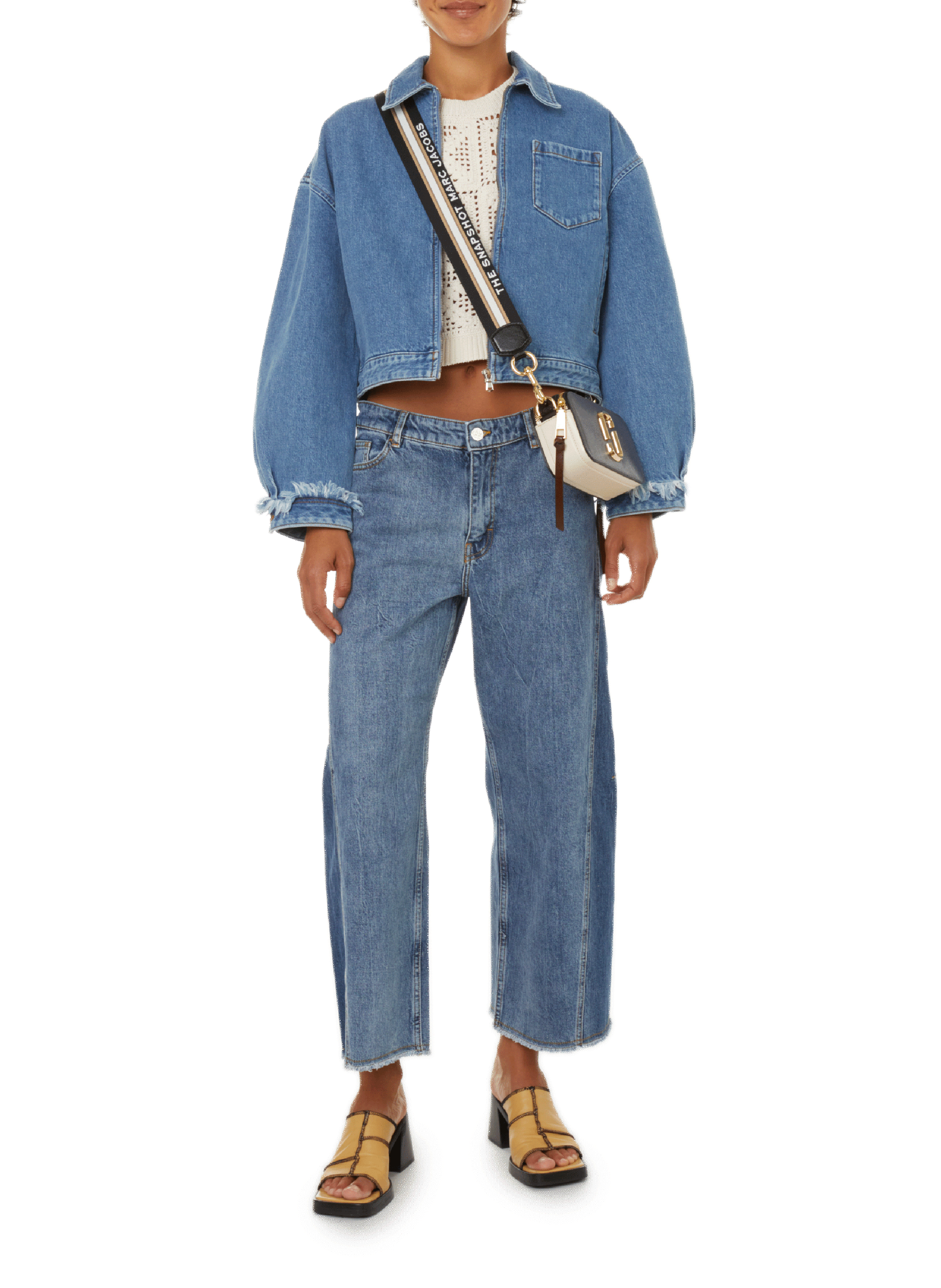 Sac The Snapshot en cuir MARC JACOBS Multicolore