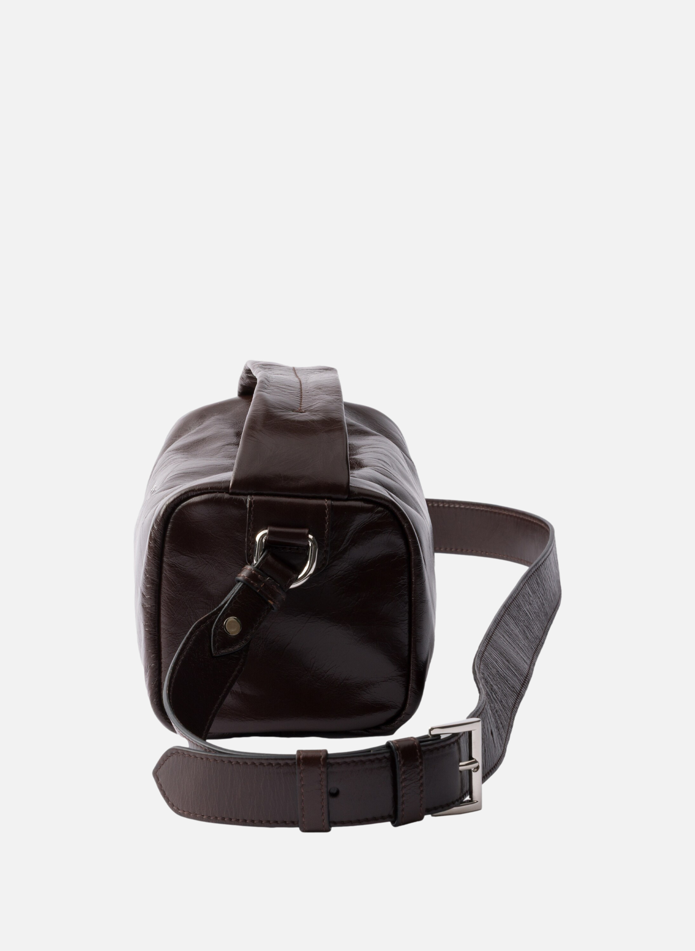 Sac à bandoulière en cuir Marron