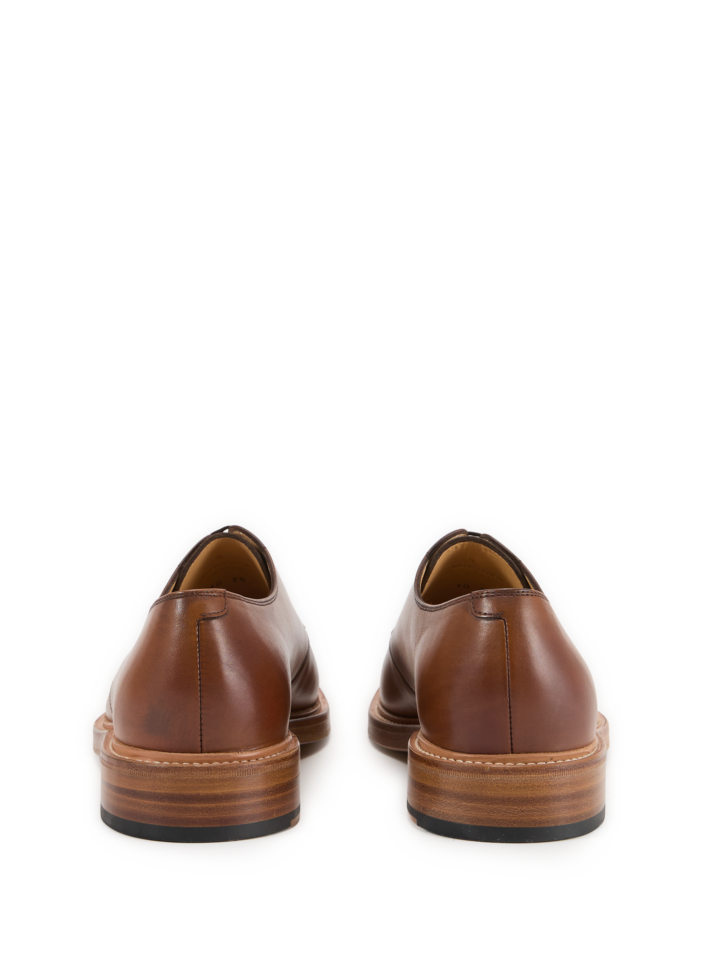 Derbies Sheridan en cuir de veau PAUL SMITH Marron