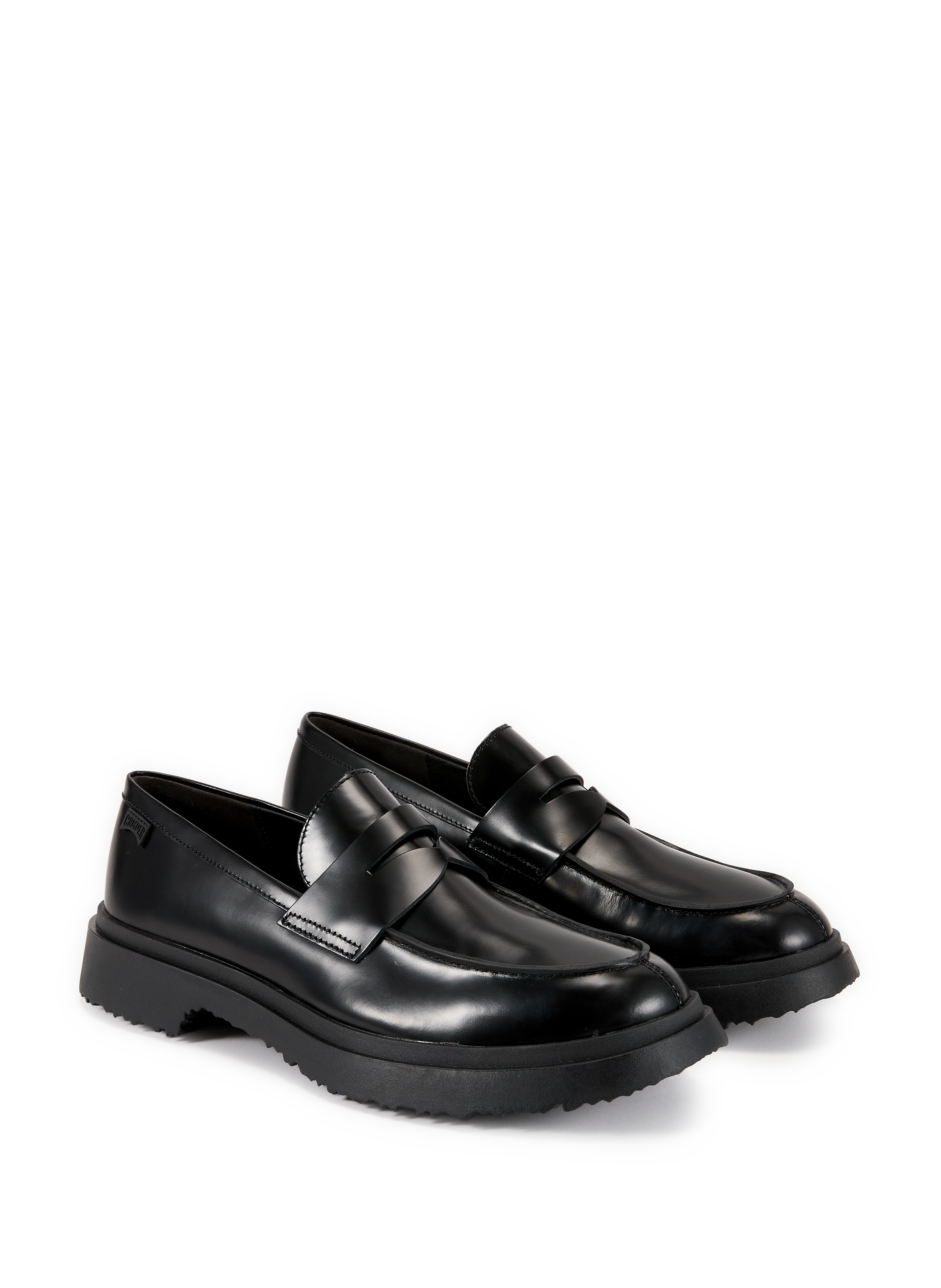 Mocassins Walden en cuir CAMPER Noir
