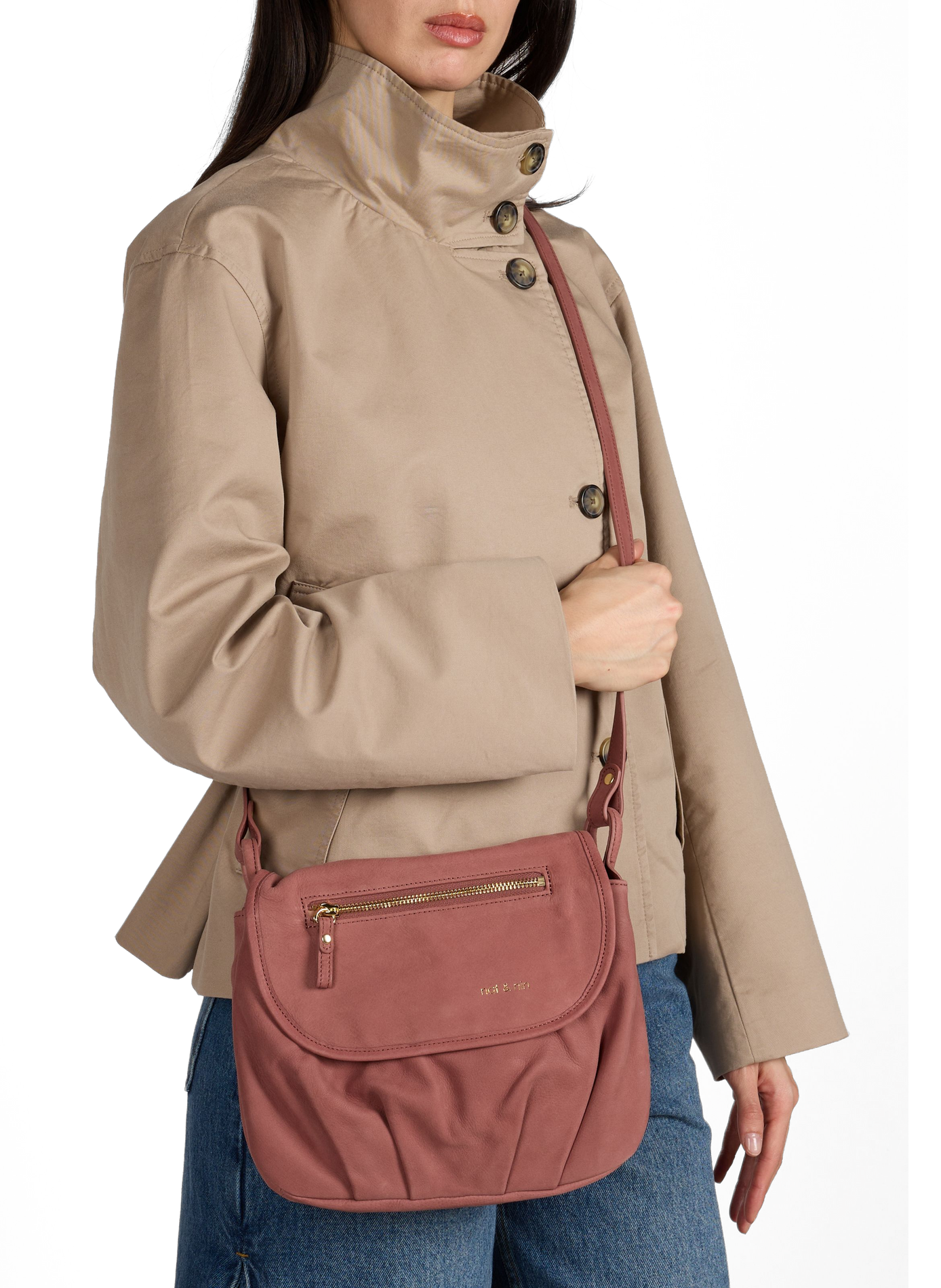 Jen leather shoulder bag NAT & NIN Multicolour