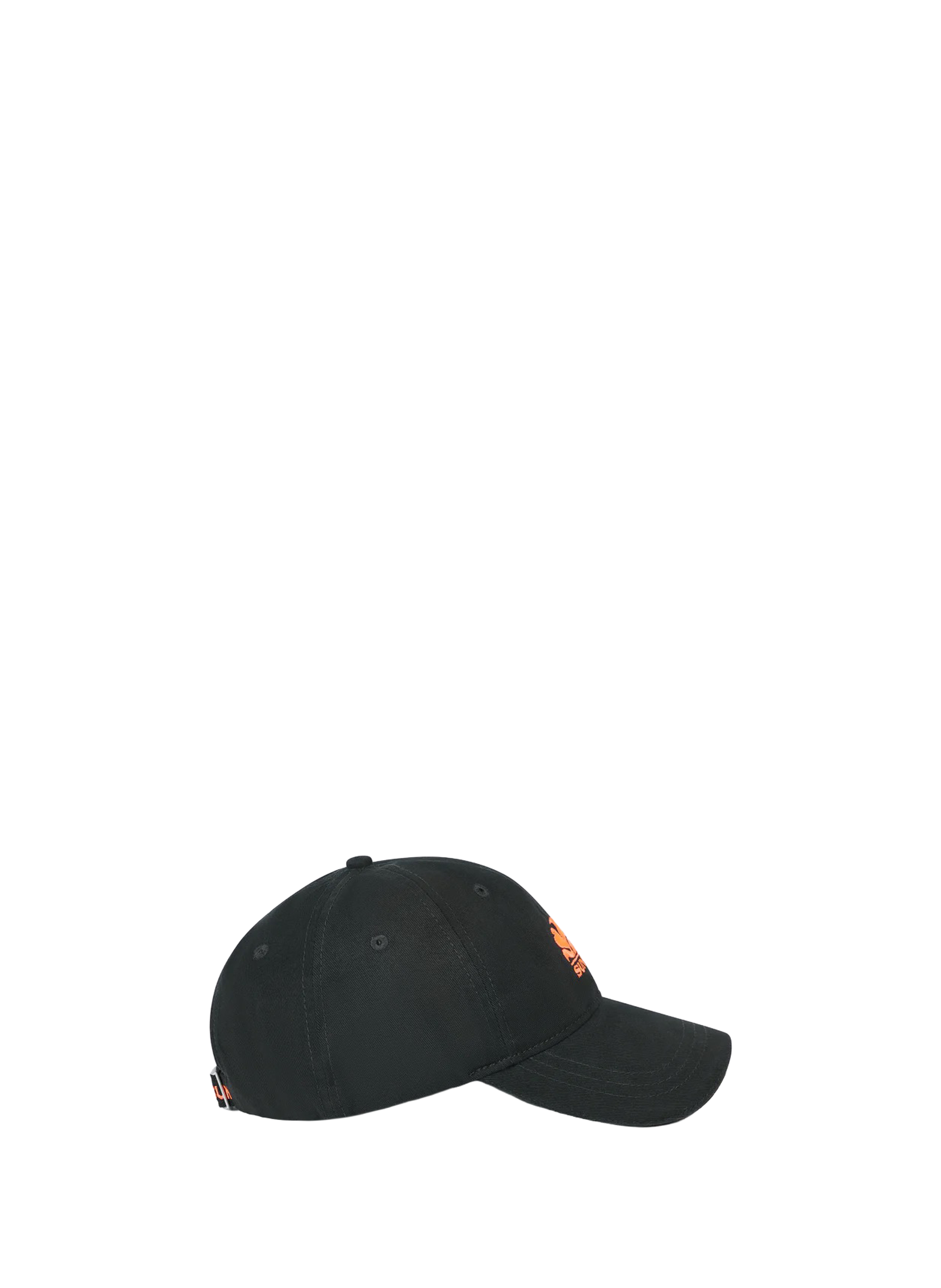 Cotton cap with logo embroidery SUNDEK Black